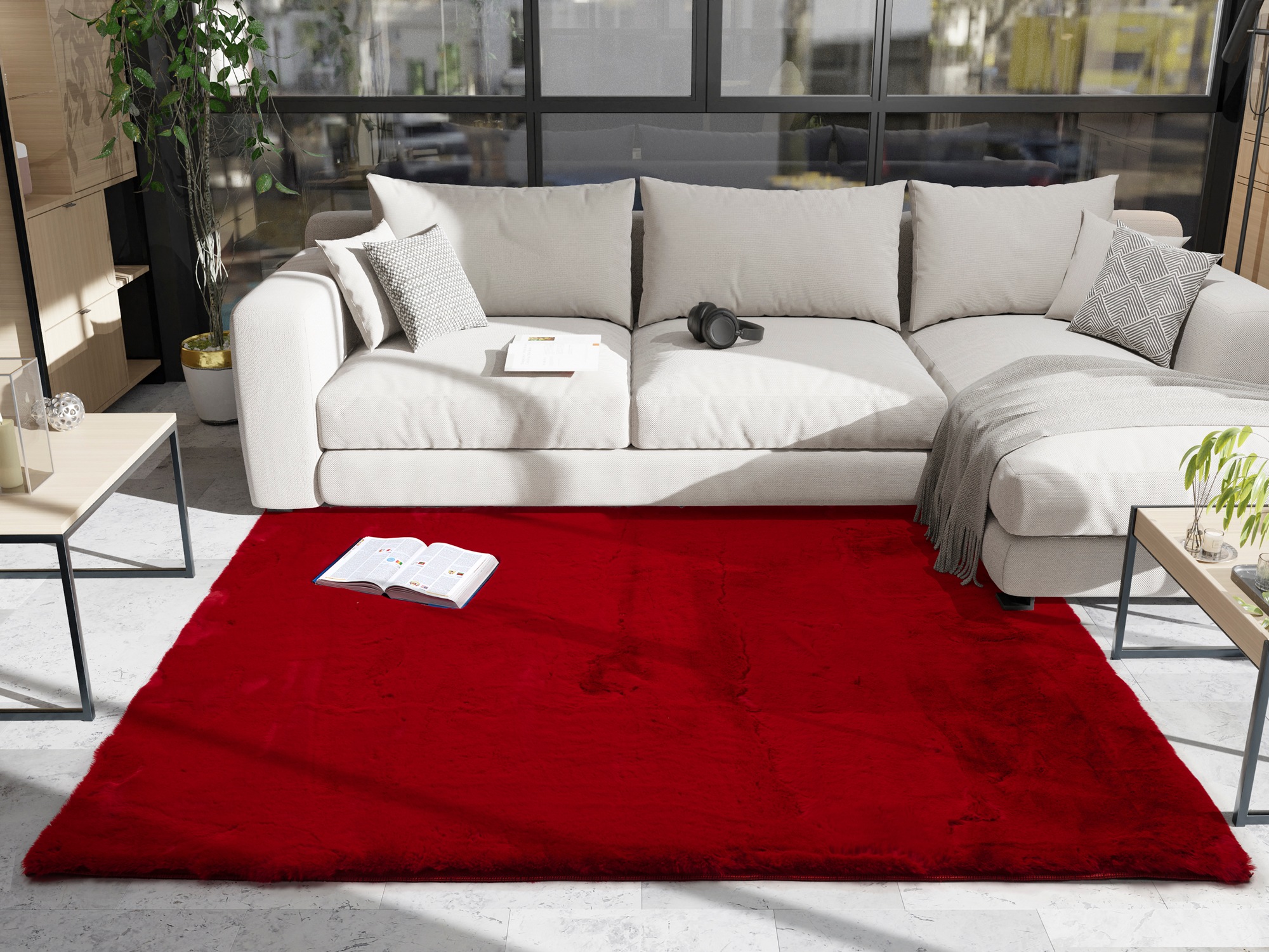 OCI DIE TEPPICHMARKE Hochflor-Teppich "ROCKY SOFT" rechteckig 35 mm Höhe Ku günstig online kaufen