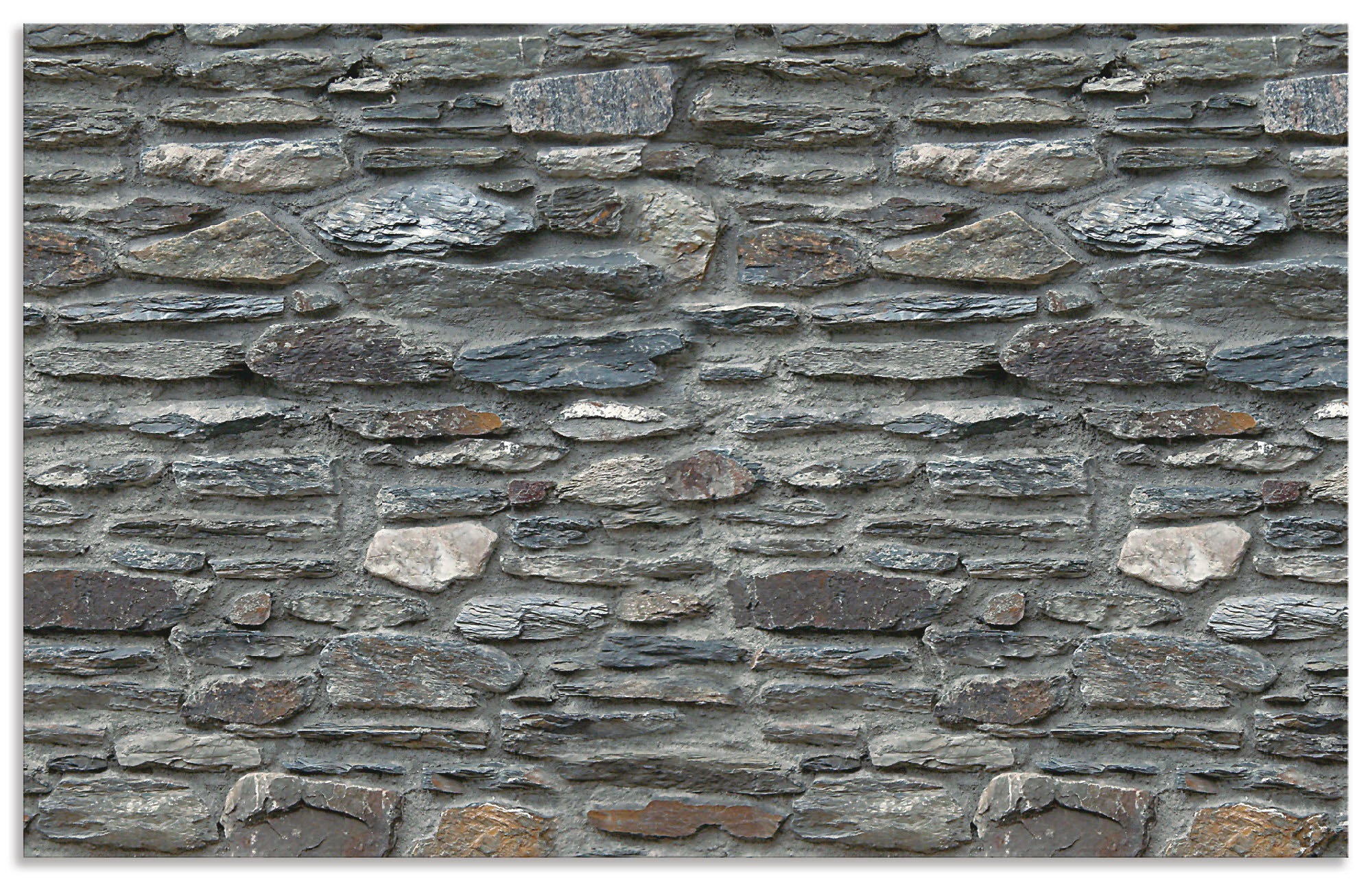 Artland Küchenrückwand »Schiefermauer«, (1 tlg.), Alu Spritzschutz mit Klebeband, einfache Montage