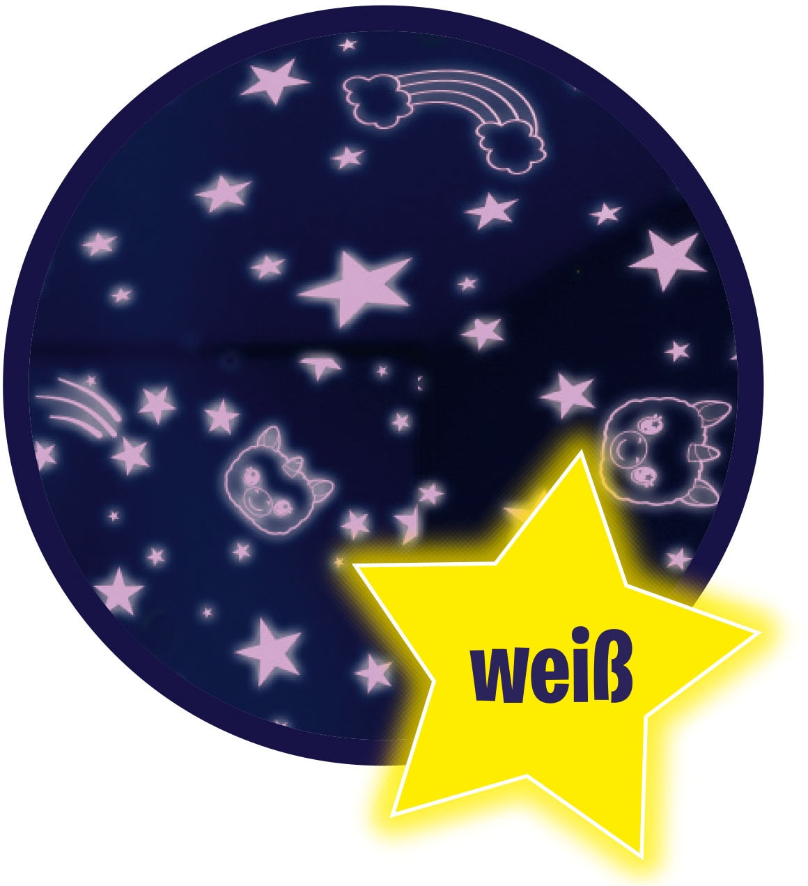 MediaShop Plüschfigur »Star Belly Dream Light - Magisches Einhorn«, mit Nachtlichtfunktion