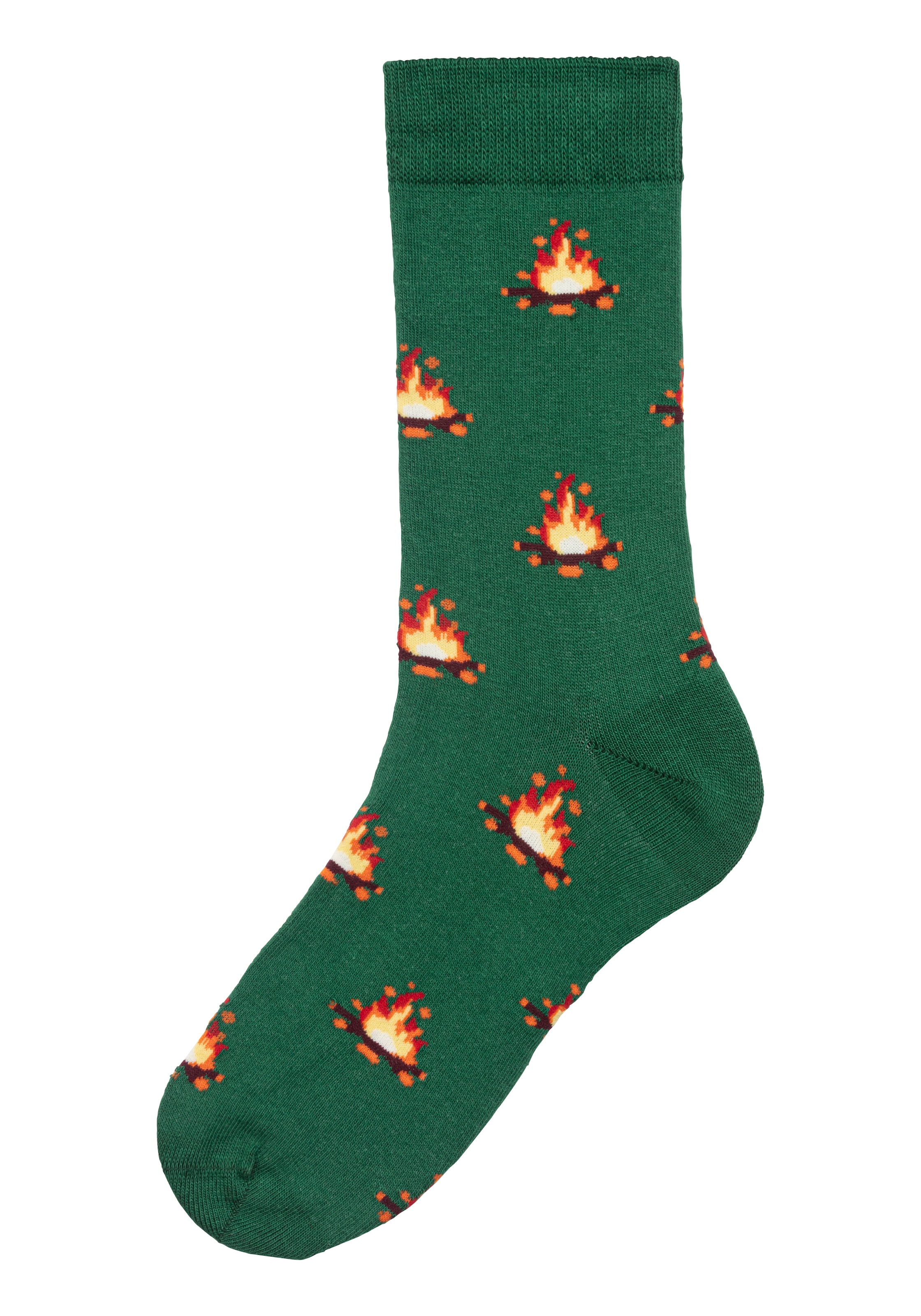 John Devin Socken, (Packung, 2 Paar), mit bunten eingestrickten Motiven