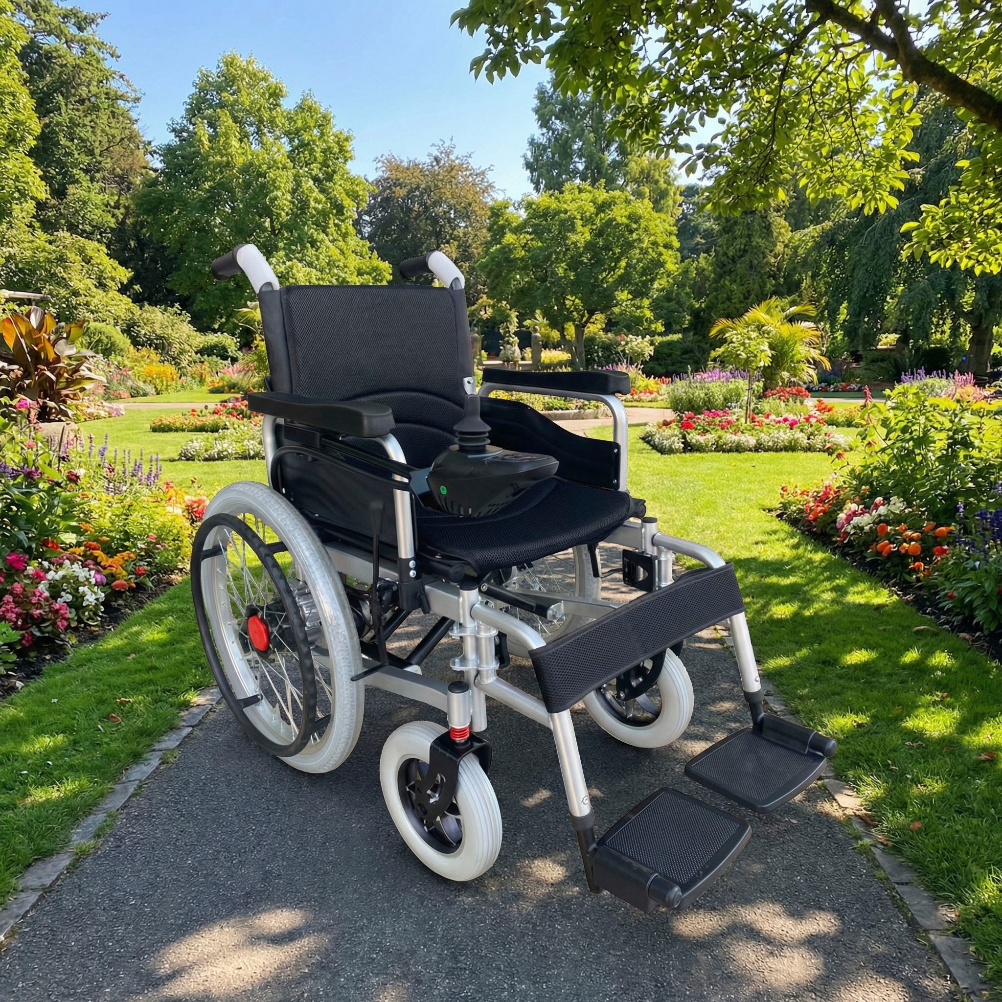 ECONELO Elektromobil »E-Rollstuhl Faltbar 250Wx2« 6 km/h