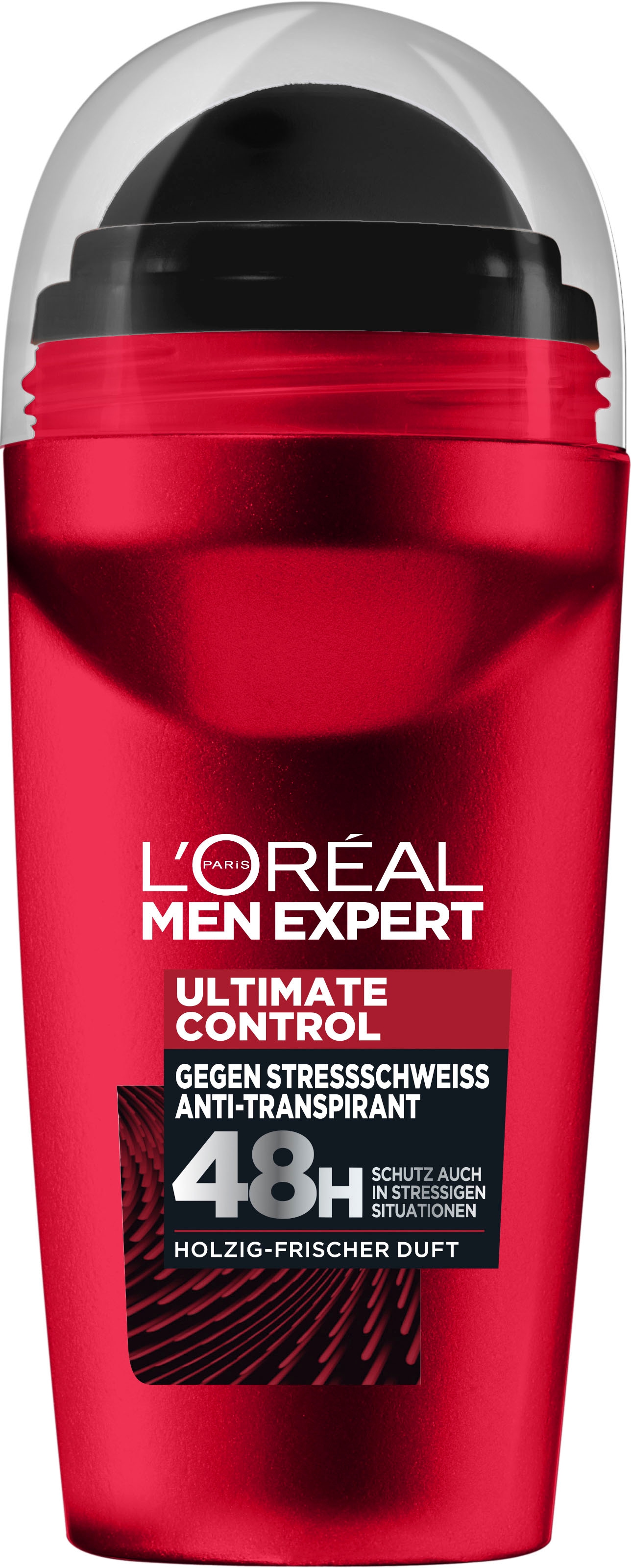 L'ORÉAL PARIS MEN EXPERT Deo-Roller »Deo Roll-on Ultimate Control«, (Packung, 6 tlg.), mit hoher Zuverlässigkeit