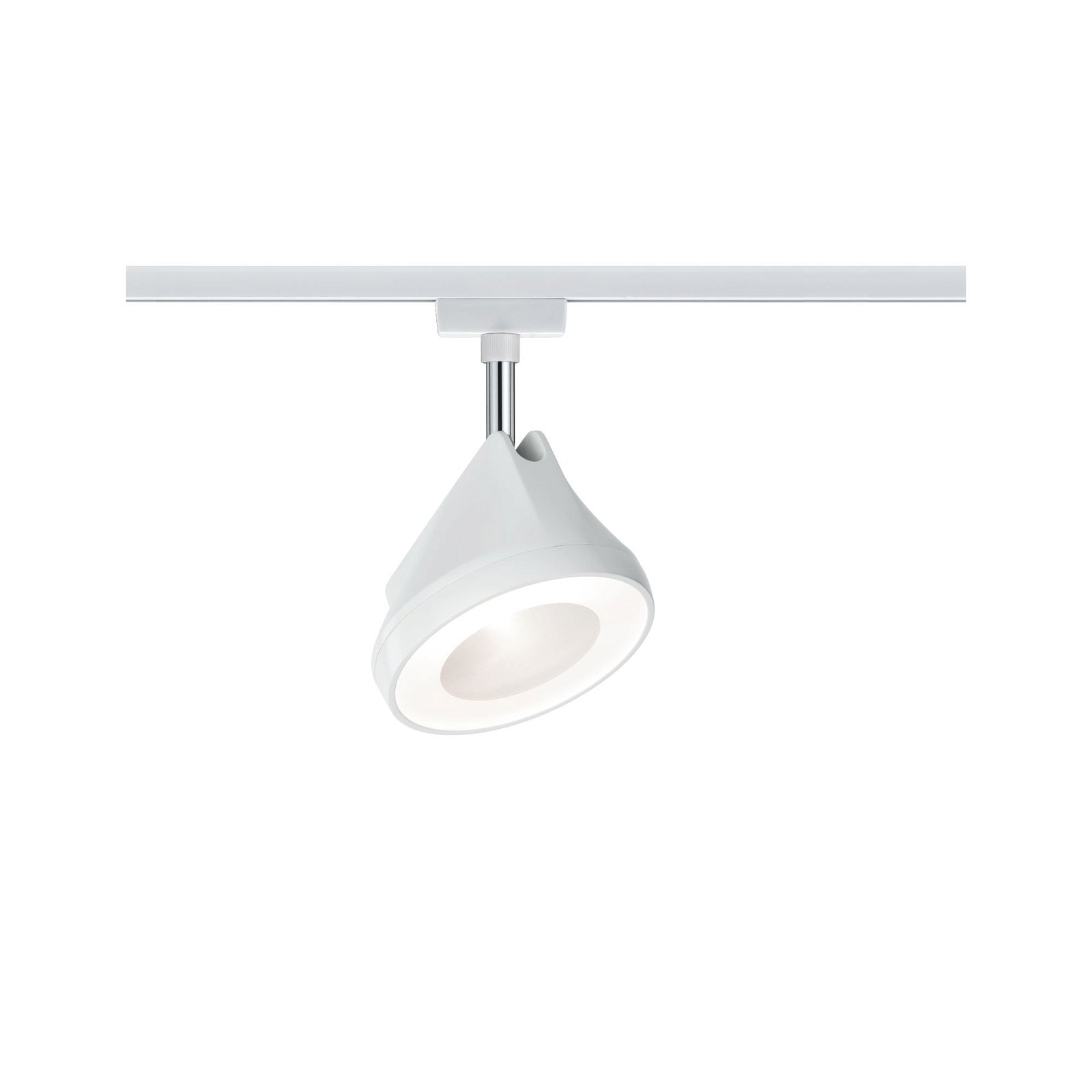 Paulmann Schienensystem-Leuchten »URail Schienenspot Arena 800lm 14W 2700K 230V Schwarz matt, Chrom«, Einzelspot, dimmbar