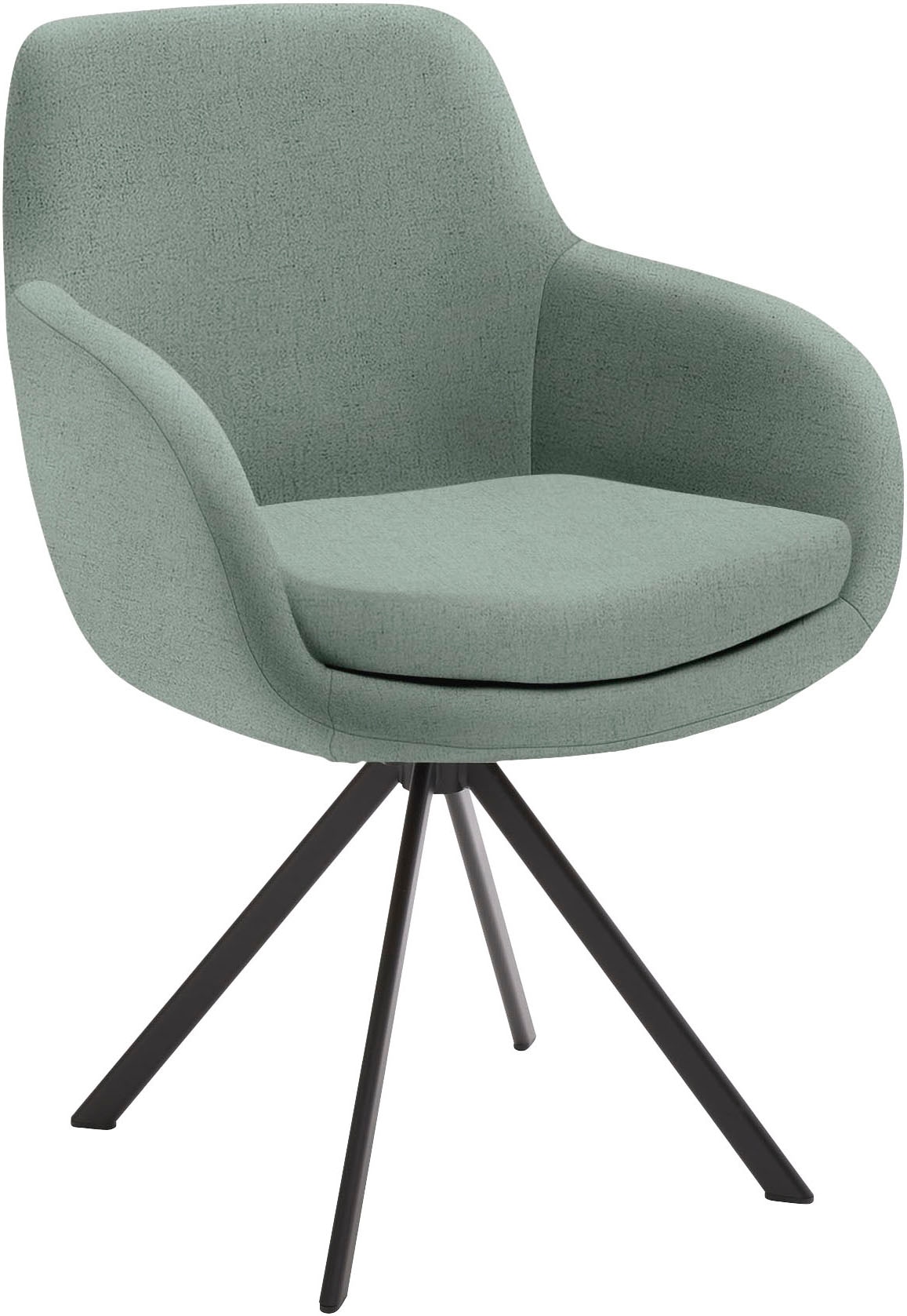 Musterring Esszimmerstuhl »Tavia« (Set) 2 Stk.Stativgestell Eisen schwarz, günstig online kaufen