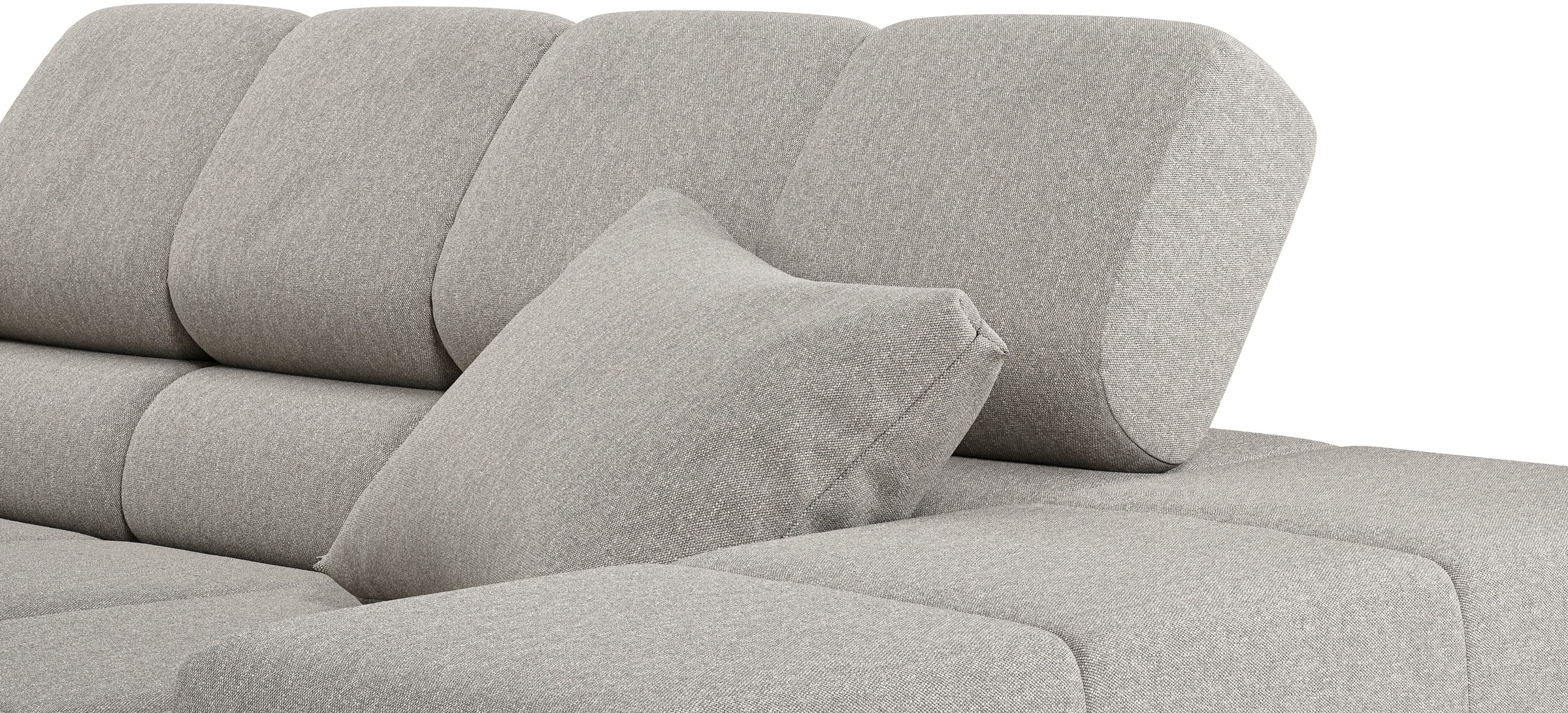 INOSIGN Ecksofa »Ancona incl. Kopfteilverstellung, OTTOs Choice, Breite 319cm, L-Form«, wahlweise motorische Sitztiefenverstellung, auch in Cord + Easy Care