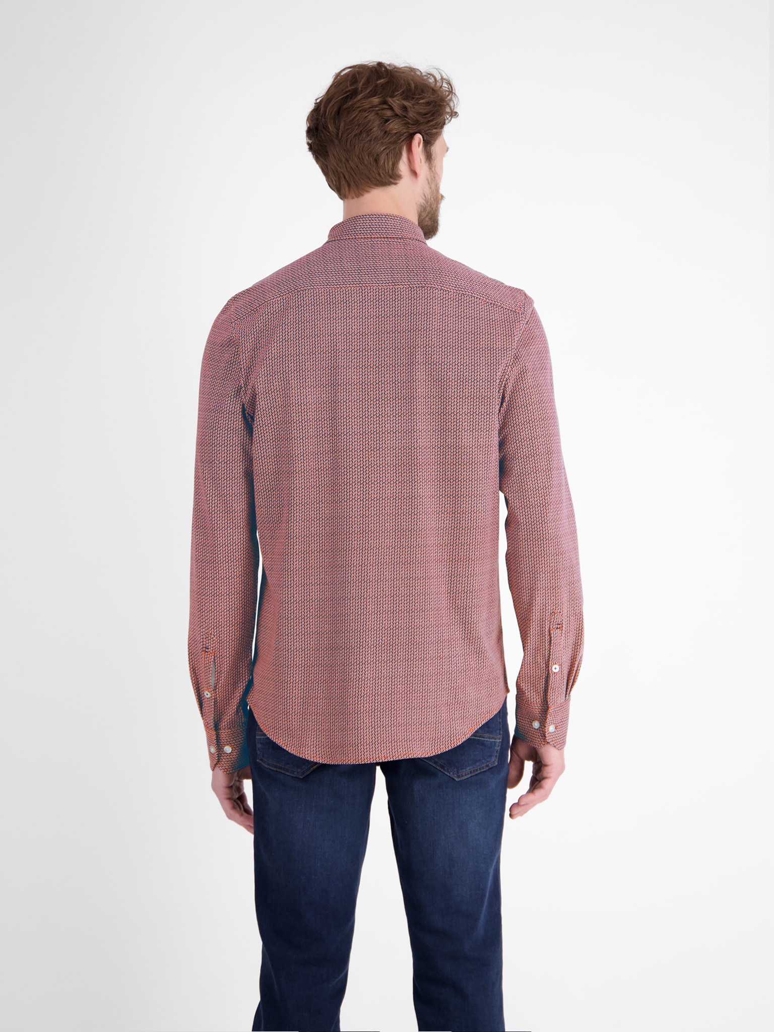 LERROS Langarmhemd , mit Logo Stickerei
