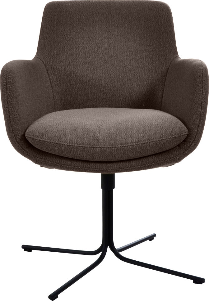 K+W Komfort & Wohnen Drehstuhl »Pego« () filigranem 4-Fuß-Gestell in schwar günstig online kaufen