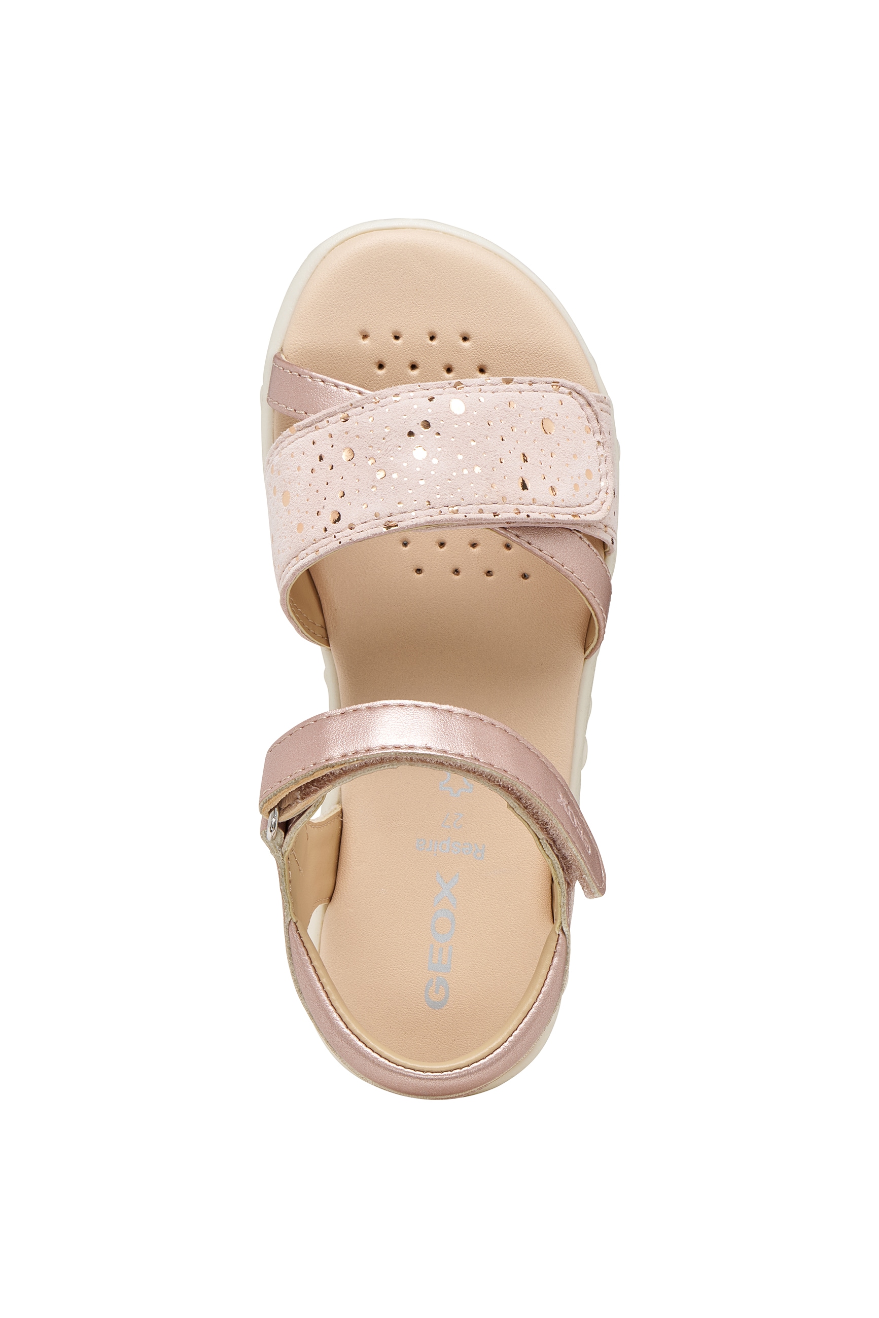 Geox Sandale »J SANDAL HAITI GIRL«  Sandale mit Fersenriemen, Größenschablone zum Download