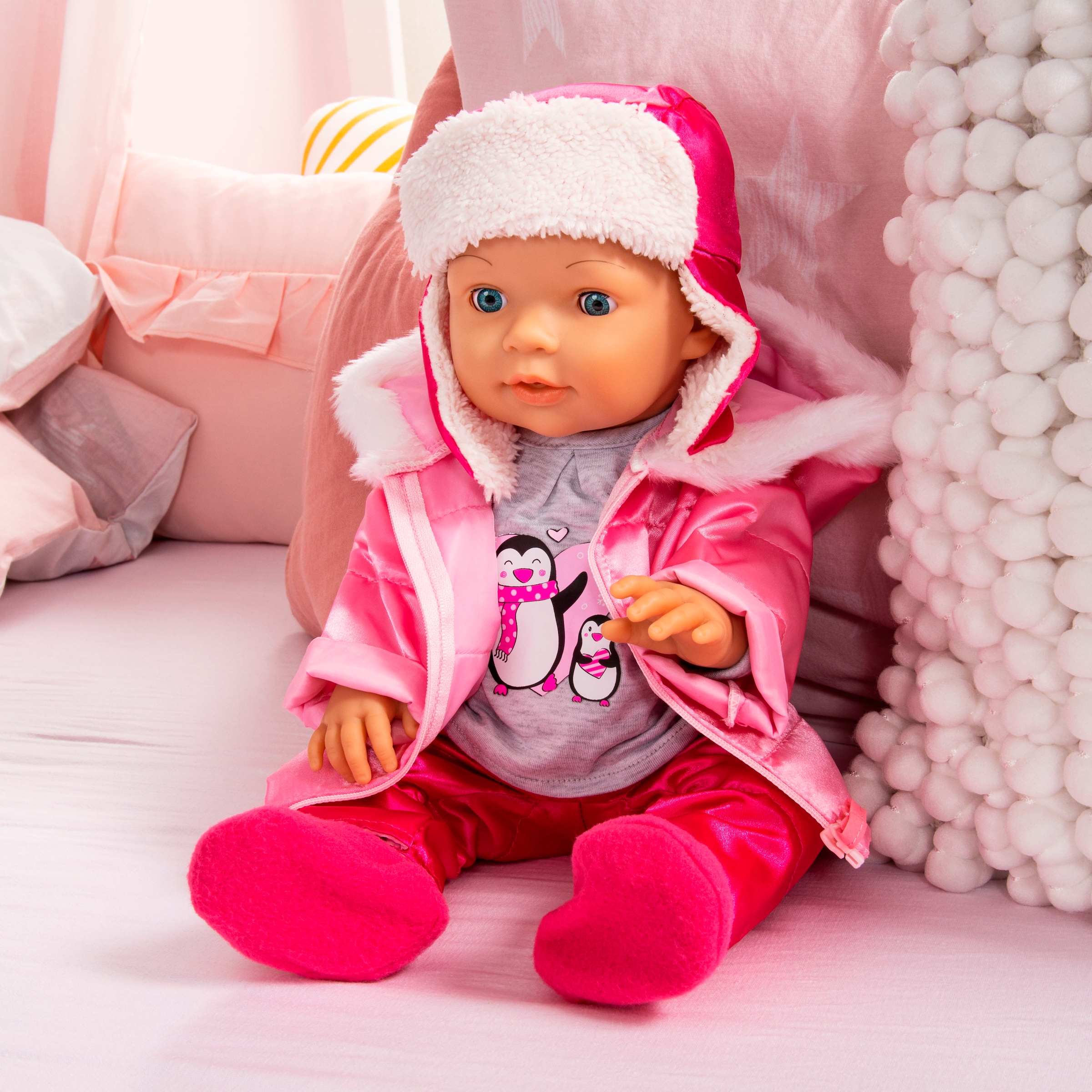 Bayer Puppenkleidung »Winterjacke 42-46 cm«, (Set, 6 tlg.)