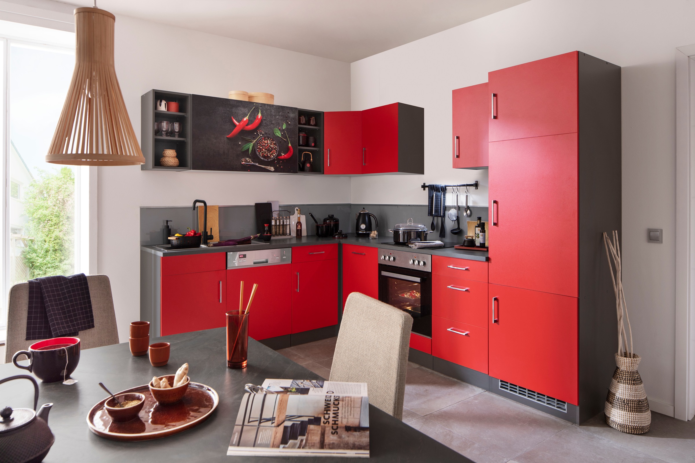 KOCHSTATION Küchenzeile »KS-Paris – Küchen mit einzigartigen Fotomotiven au günstig online kaufen