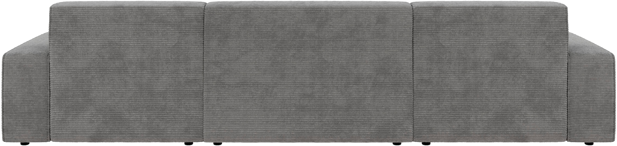 TRENDMANUFAKTUR Wohnlandschaft »Graz, wahlweise mit Sitzvorschub und Bettkasten, U-Form, Breite 329 cm«, in Cord-, haustierfreundlichem LEO Struktur- oder LUMOS-3D-Bezug