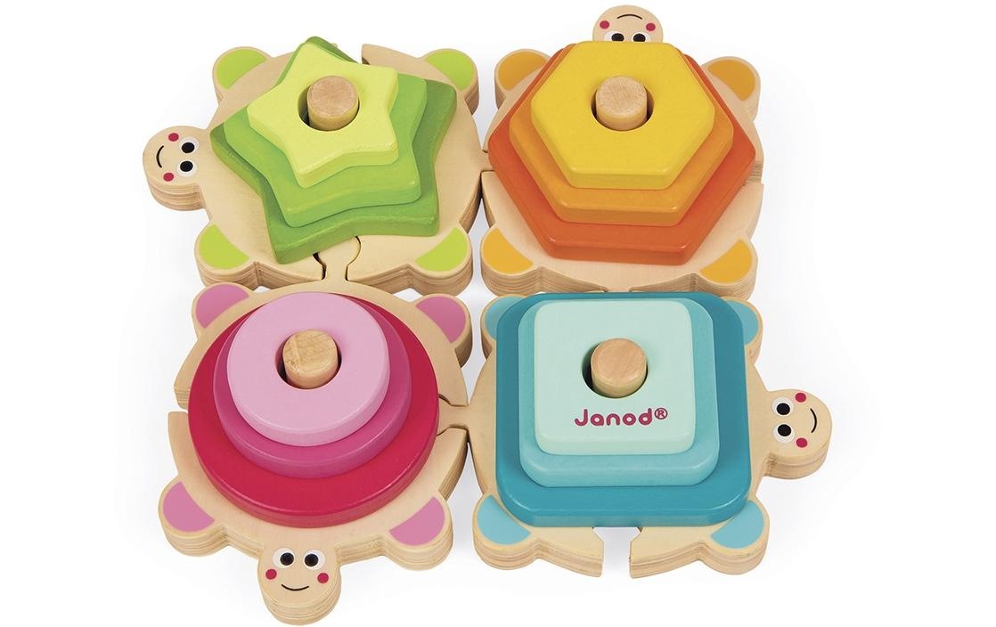 Janod Steckspielzeug »Schildkröten«