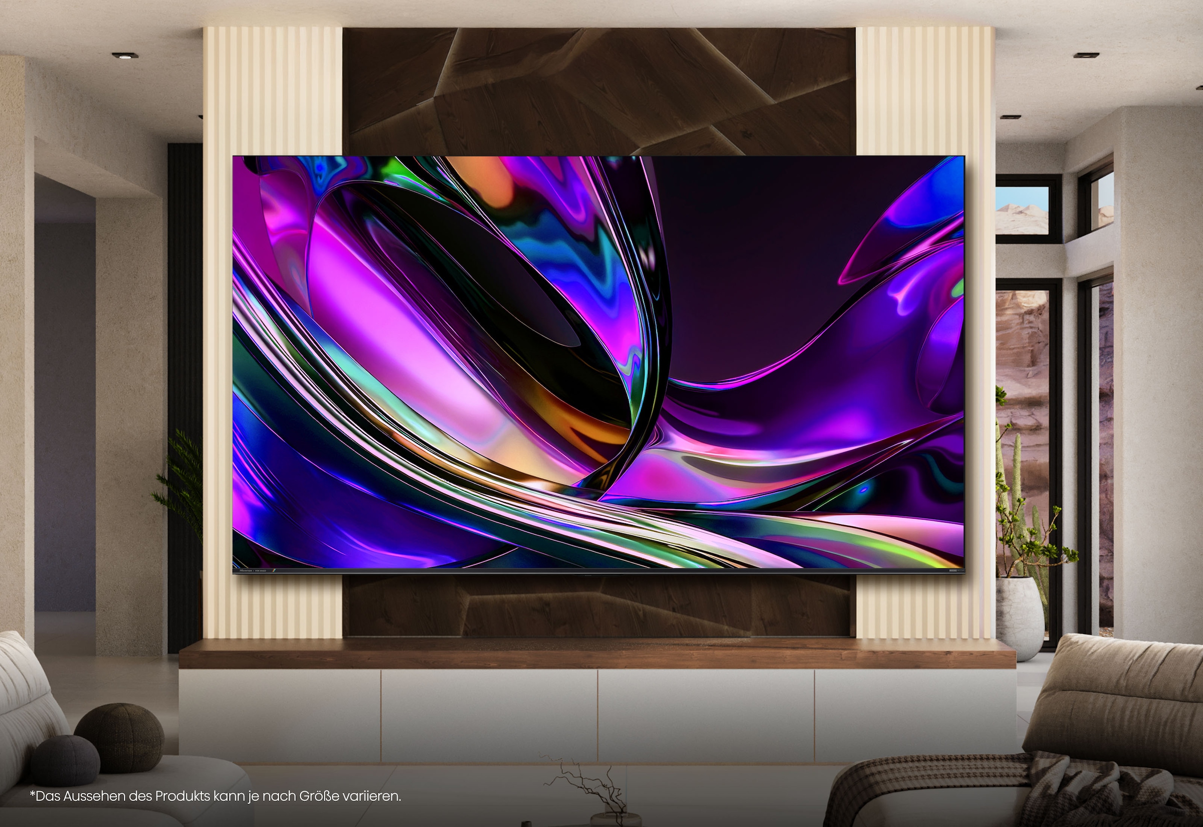 Hisense Mini-LED-Fernseher »100UR8DS« 253 cm/100 ″ Smart-TV