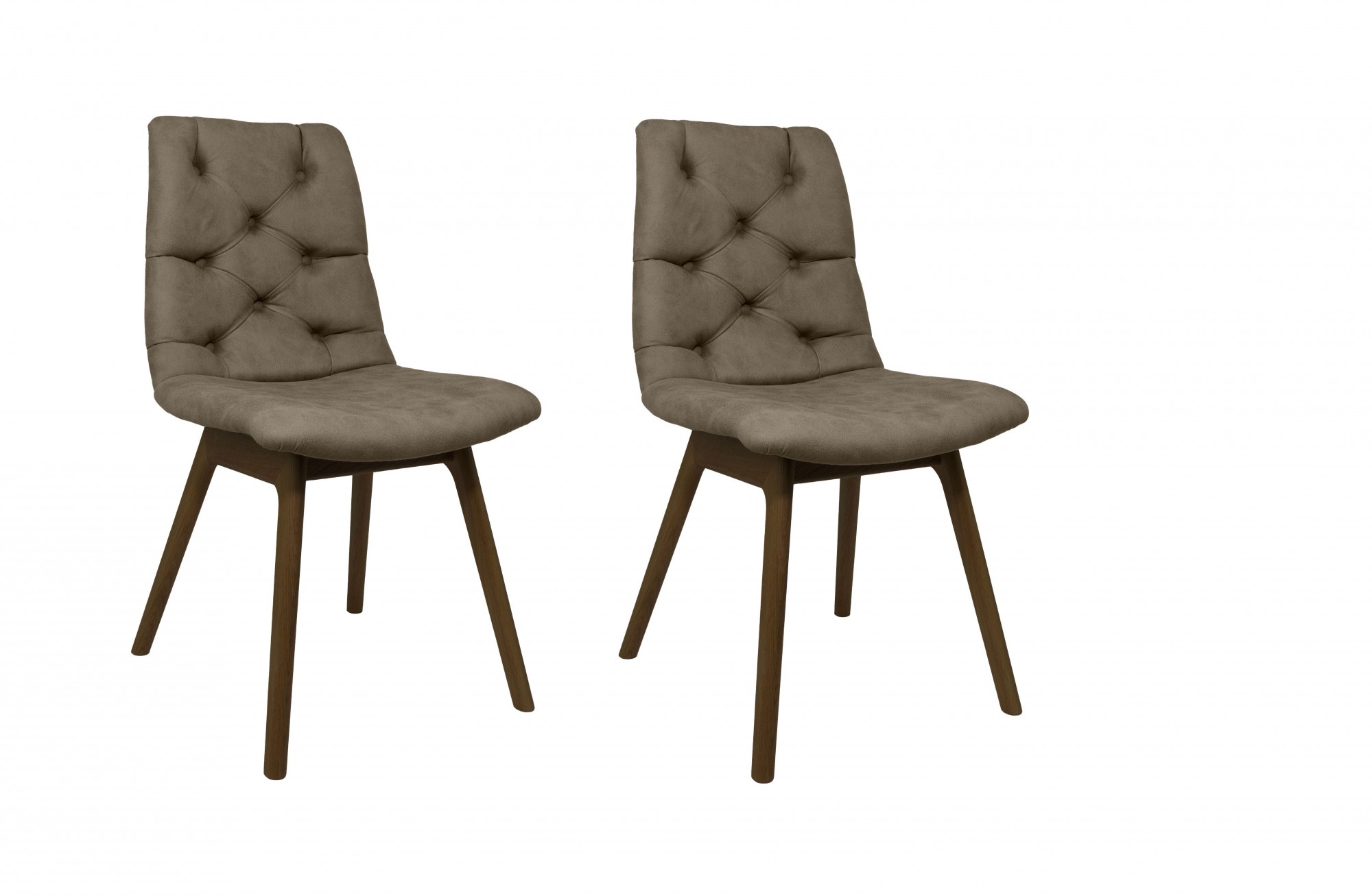 andas Esszimmerstuhl »Ramon«, (Set), 2 St., Microfaser, mit Massivholzbeine günstig online kaufen
