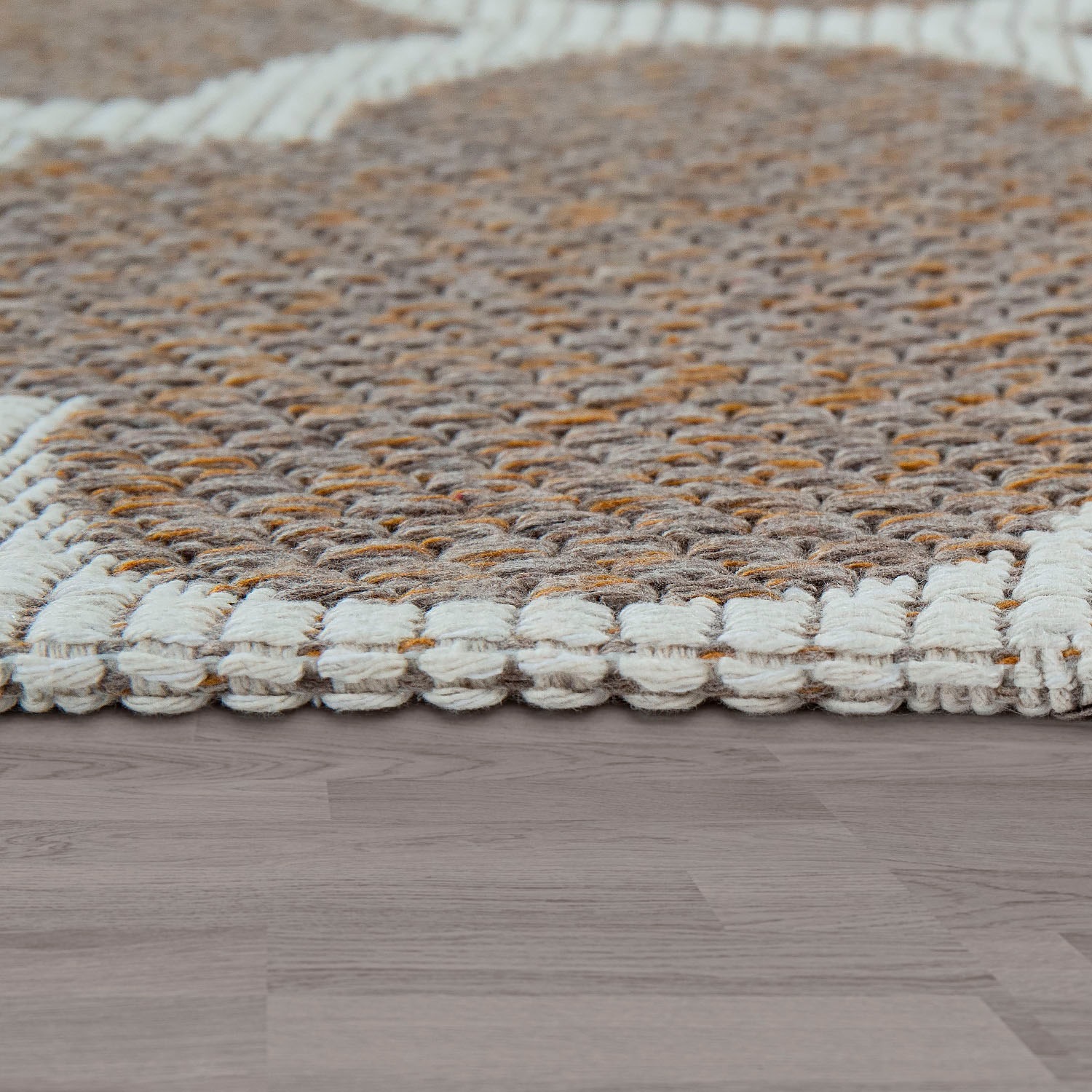 Paco Home Teppich »Varadero 463«, rechteckig, 4 mm Höhe, 3D-Design, Kurzflor, Wohnzimmer