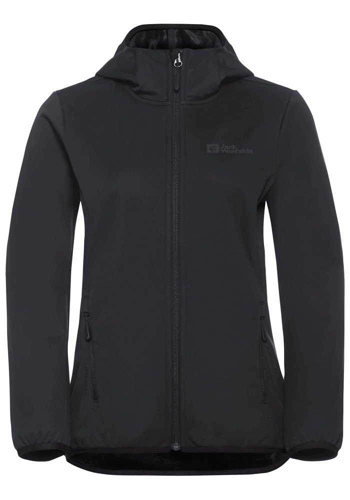 Jack Wolfskin Softshelljacke »WINDHAIN HOODY W«, mit Kapuze