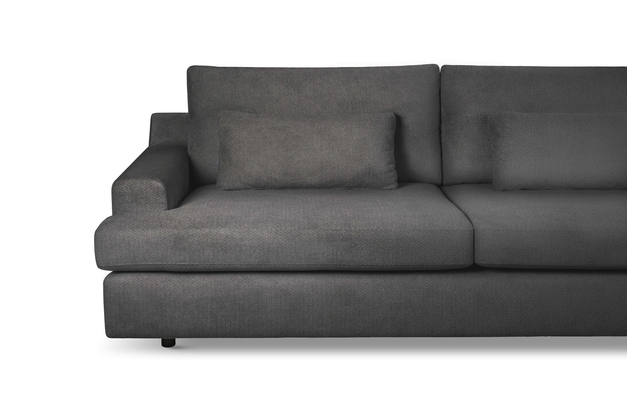 Home affaire Big-Sofa »Evelle 3 Sitzer Maxi« 237 cm, tiefe Sitzfläche, Lounge-Sitzkomfort, Struktur, Breitcord