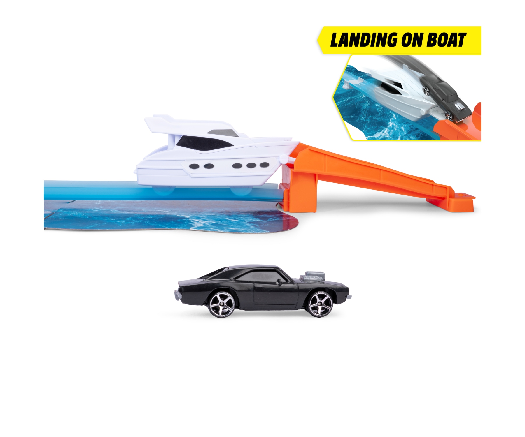 Dickie Toys Autorennbahn »Fast & Furious Speedboat Jump«