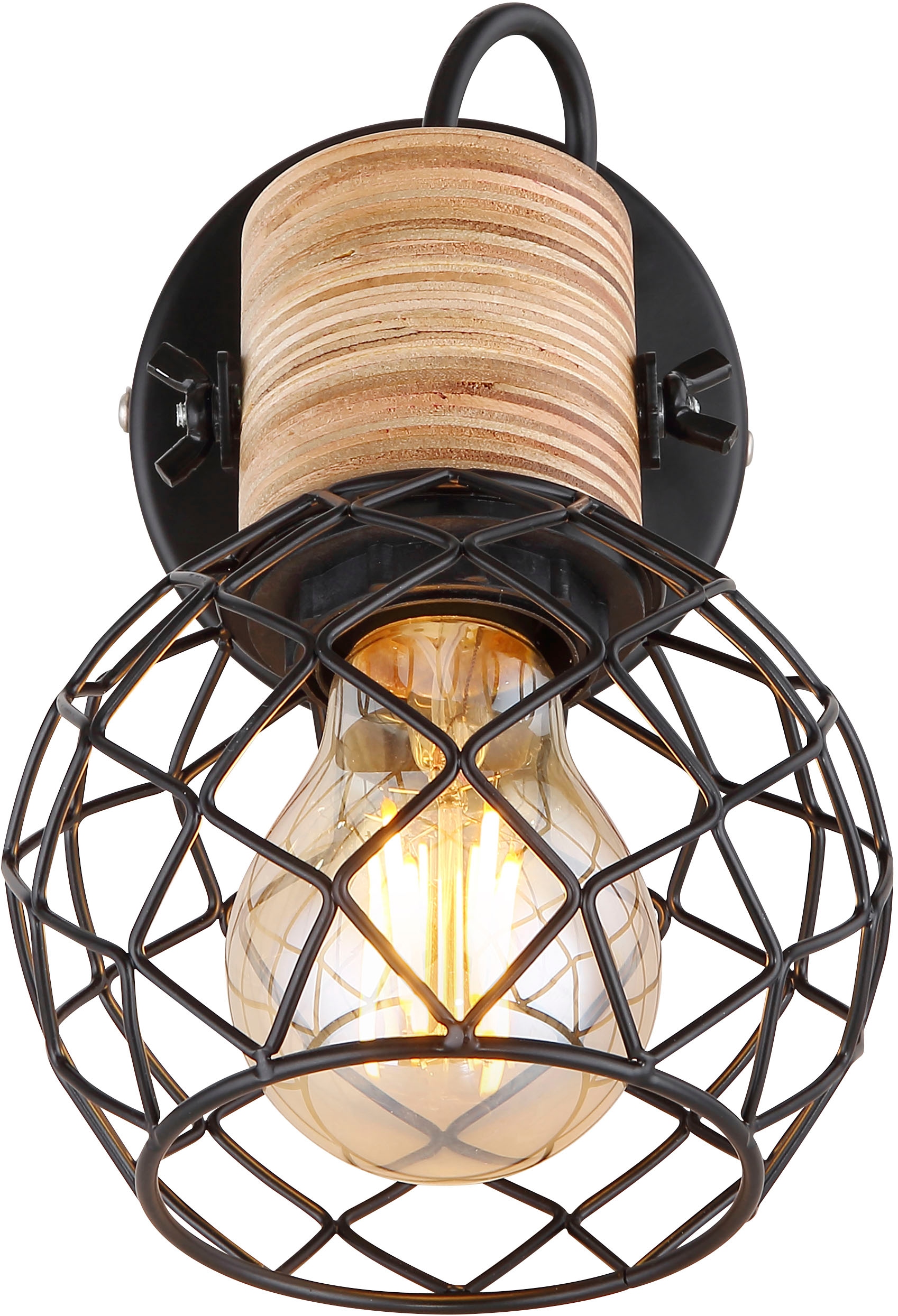 GLOBO LIGHTING Deckenstrahler »LACKY« E27 1 Stk. Spot Deckenspot Flur Schlafzimmer Wohnzimmer