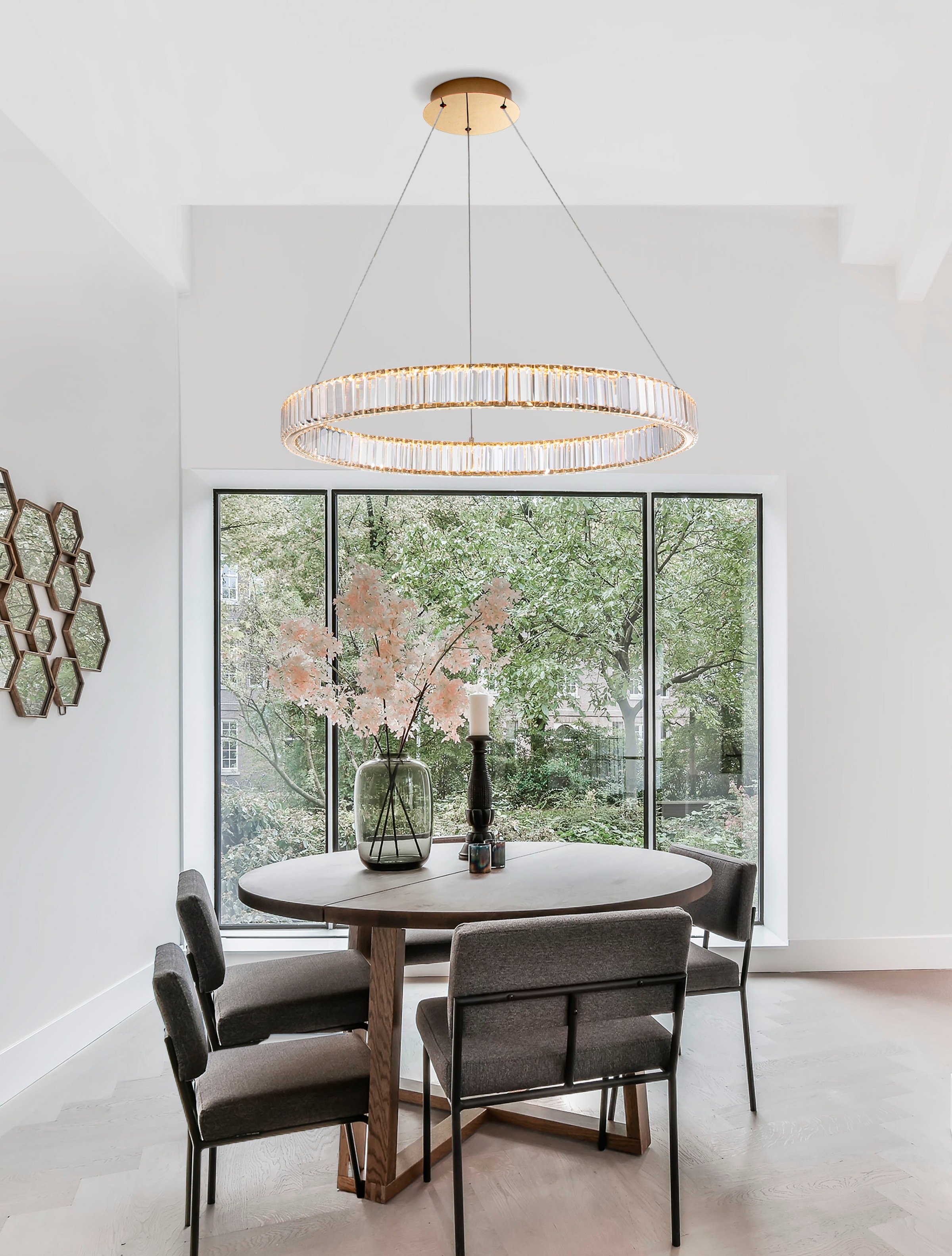 Nova Luce LED-Hängeleuchte »AURELIA«, 1 flammig, Leuchtmittel LED-Modul | LED fest integriert