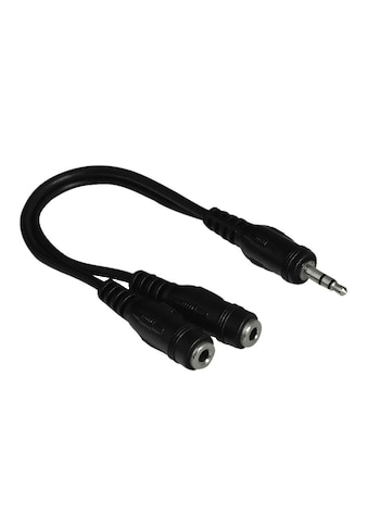 Hama Audio-Kabel, 3,5-mm-Klinke, 3,5-mm-Klinke, 20 cm, 2x 3,5-mm-Klinkenkupplung Stereo kaufen
