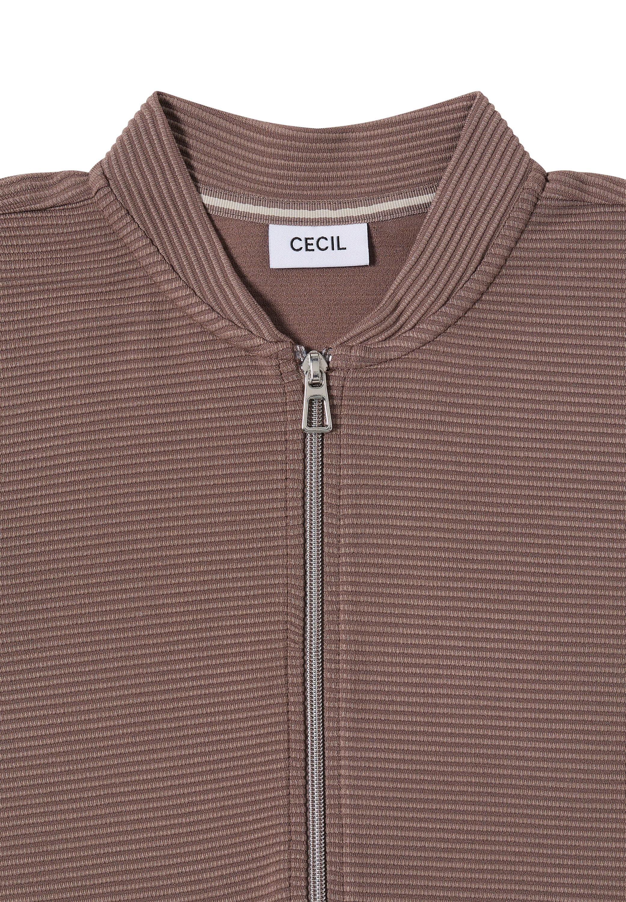 Cecil Blouson mit Reißverschluss, im Ottoman-Look