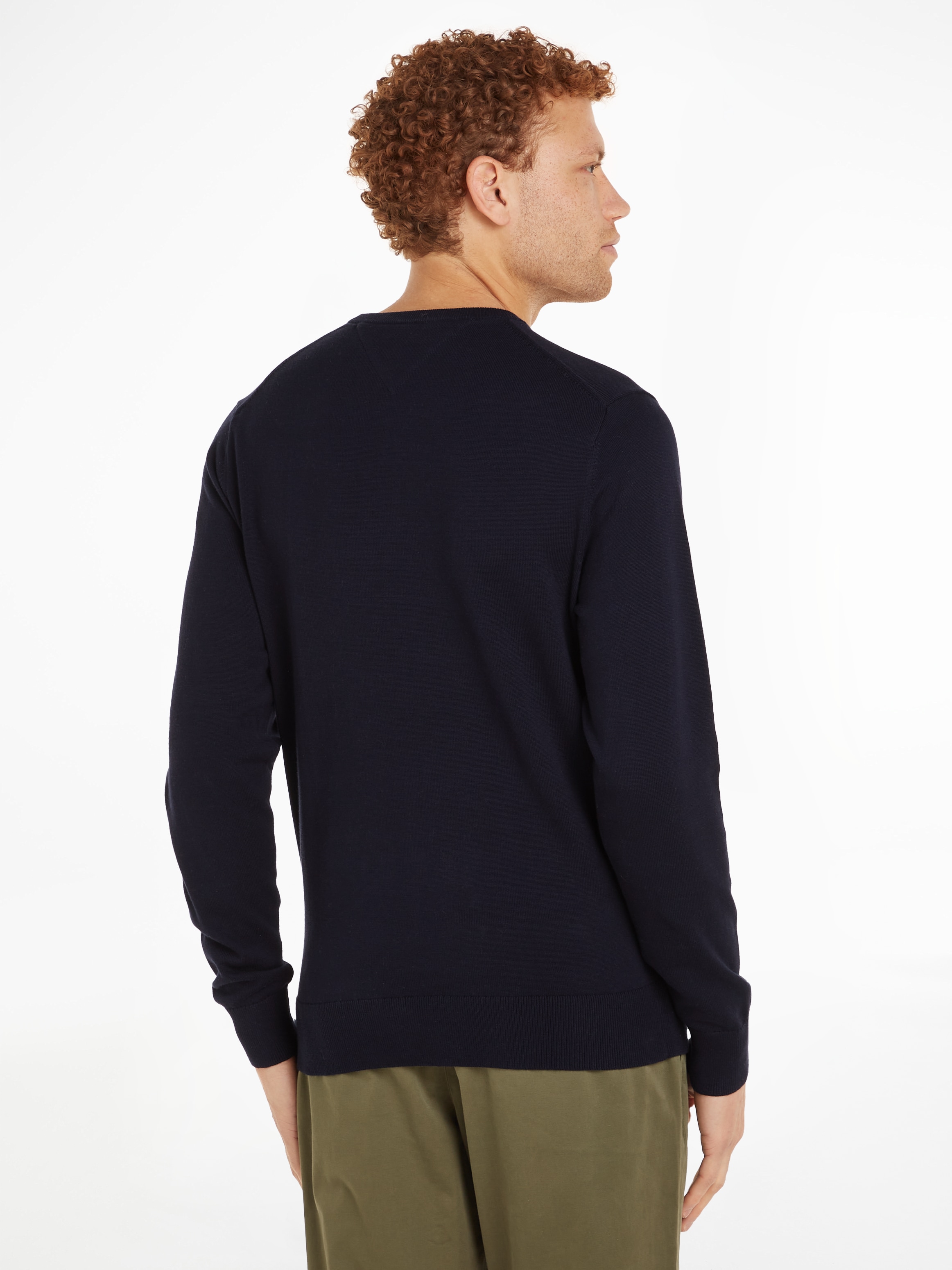 Tommy Hilfiger Rundhalspullover »ESSENTIAL COTTON CREW NECK«