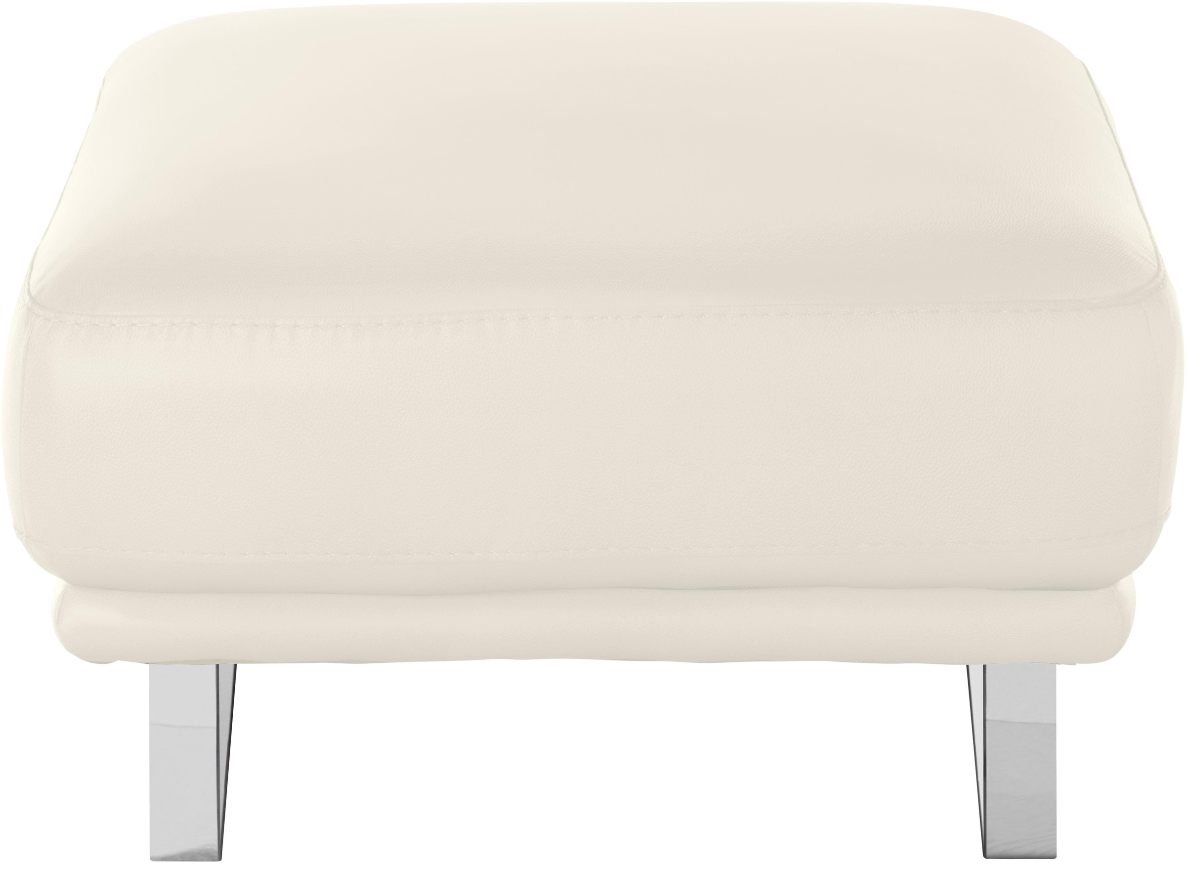 W.SCHILLIG Hocker »montanaa«, mit Metallkufen in Chrom glänzend, Breite 71 cm
