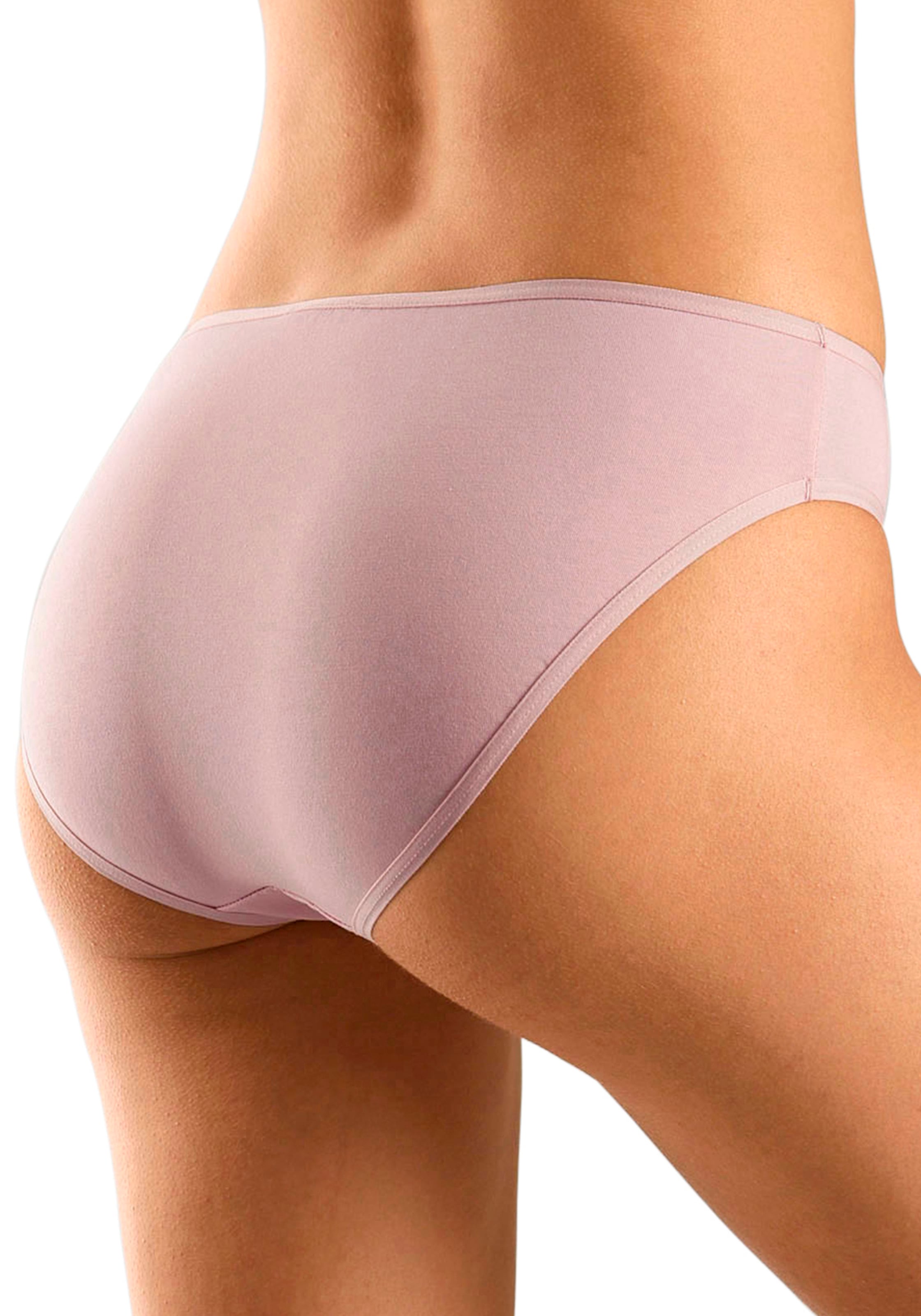 petite fleur Bikinislip, (10er-Pack), aus elastischer Baumwolle