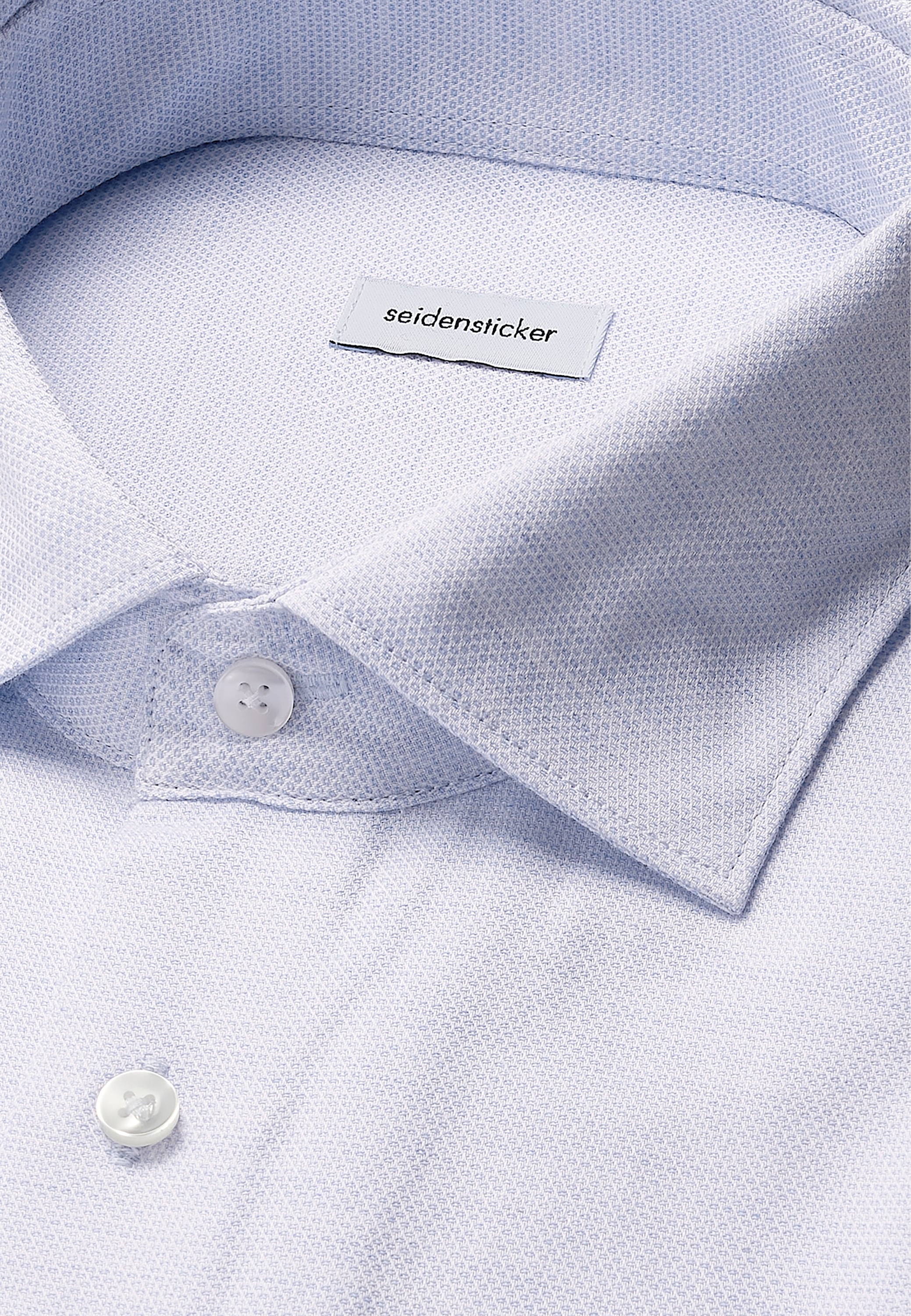 seidensticker Flanellhemd »Schwarze Rose«, Regular 1/1 Kentkragen Struktur
