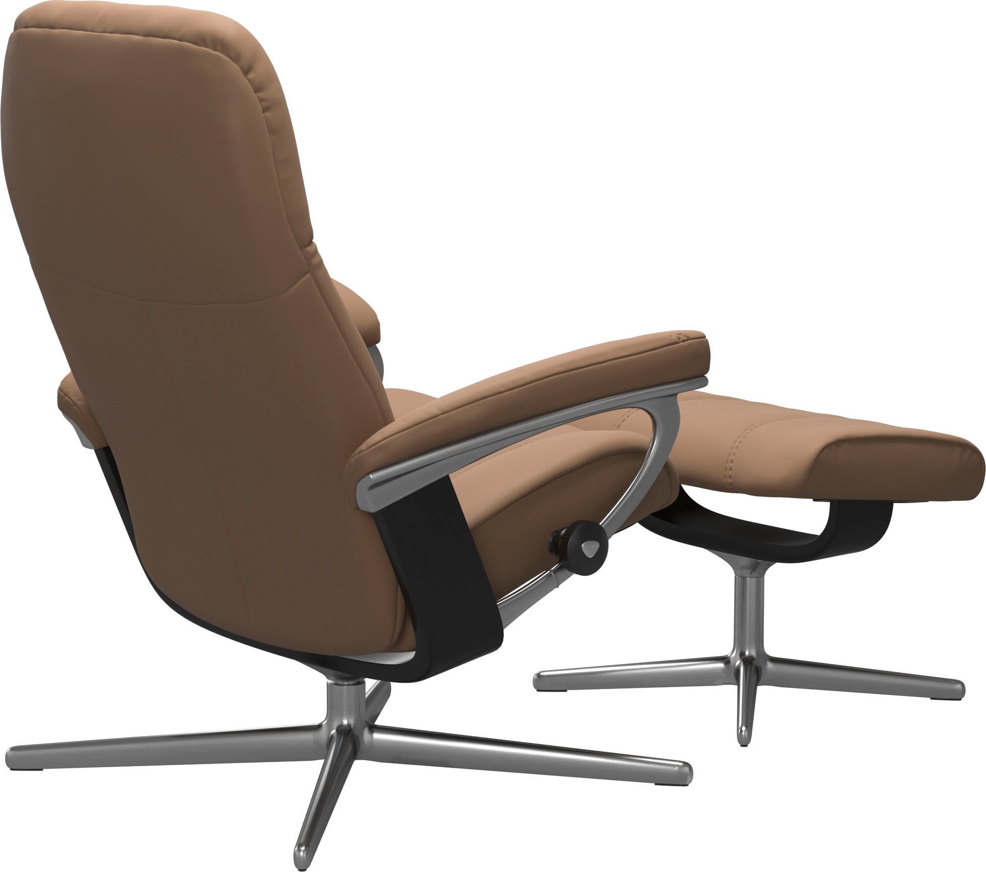Stressless® Relaxsessel »Consul«, mit Cross Base, Größe S, M & L, Holzakzent Schwarz