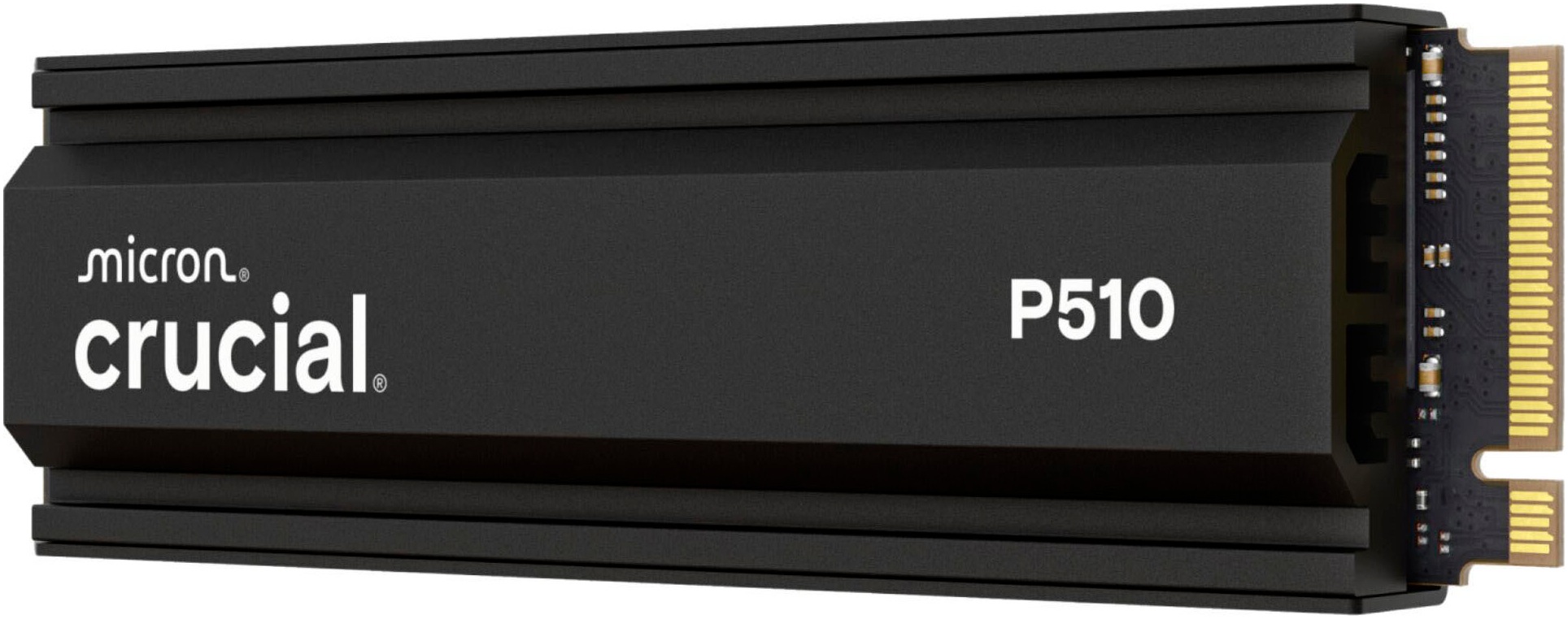 Crucial SSD-Festplatte »P510 Gen5 2280 2TB mit Heatsink« 2000 GB Anschluss M.2 (2880)