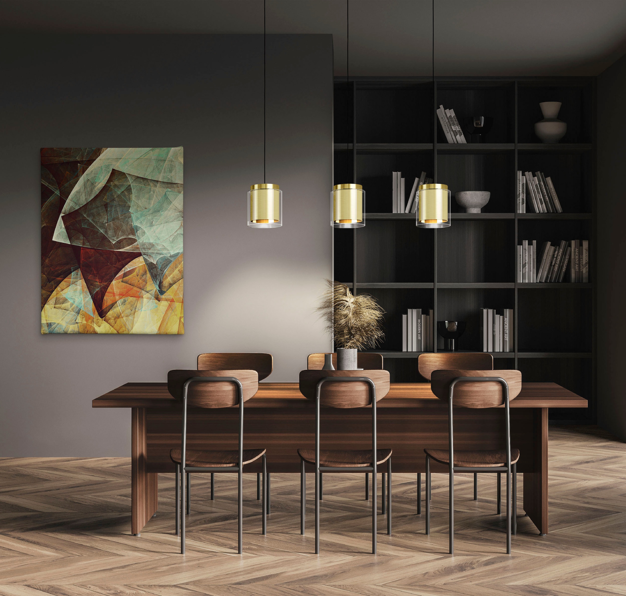 EGLO Tischleuchte »ISIDRO«, Leuchtmittel LED-Modul | LED fest integriert, Tischleuchte in schwarz aus Alu, Stahl - 9W - Warmweiß