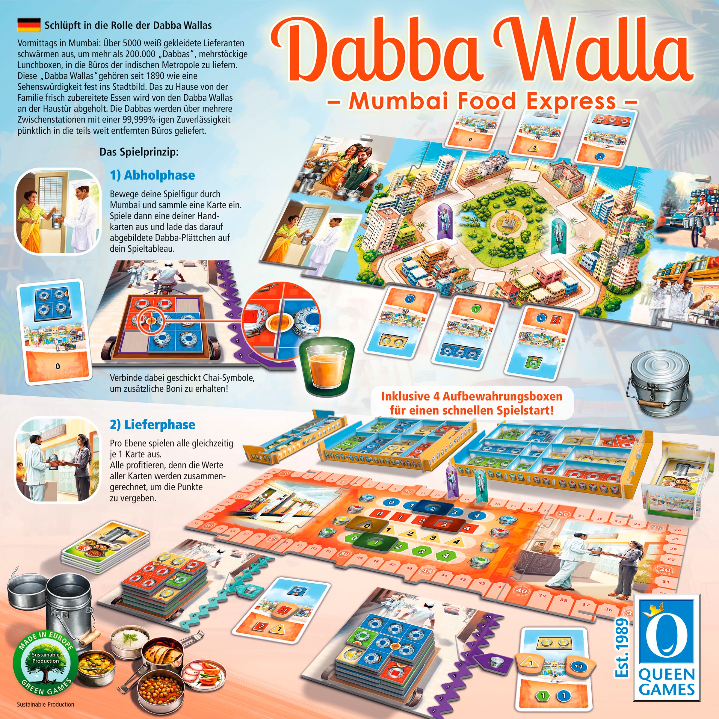 Queen Games Spiel »Dabba Walla«