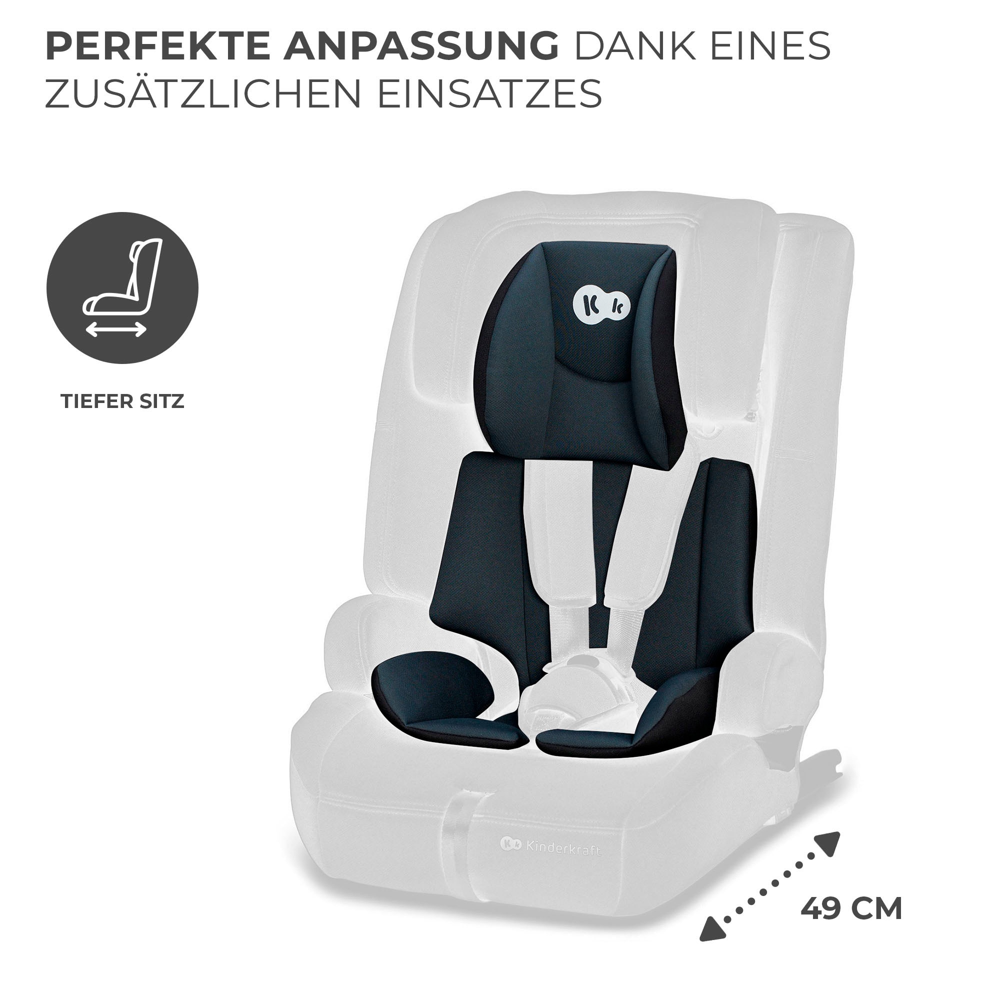 Kinderkraft Autokindersitz »SAFETY FIX 2 i-Size«, mit herausnehmbarem modularen Einsatz