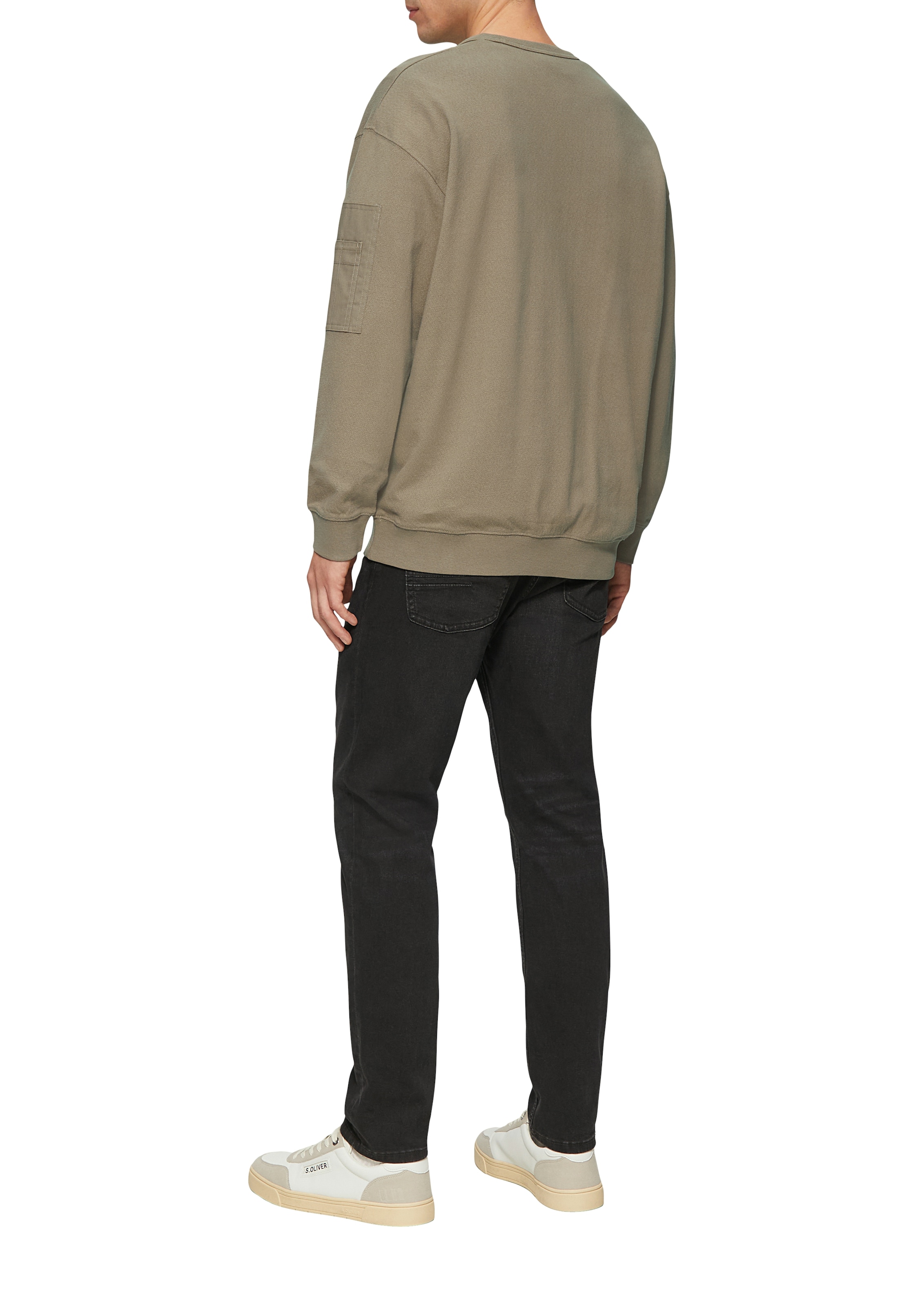 s.Oliver Sweatshirt, mit Logo Stickerei