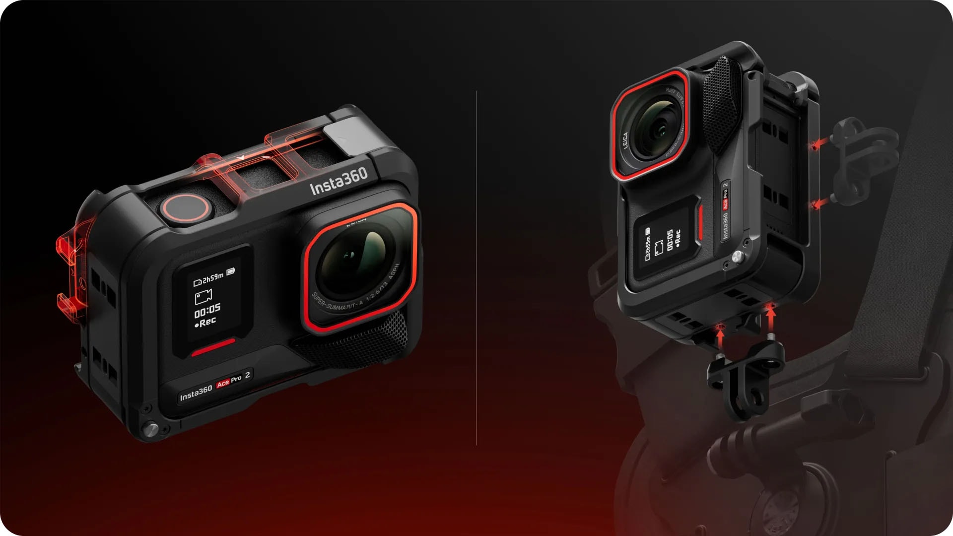 Insta360 Action Cam-Halterung »Ace Pro 2/Insta360 Ace Pro Multifunktionsrahmen«