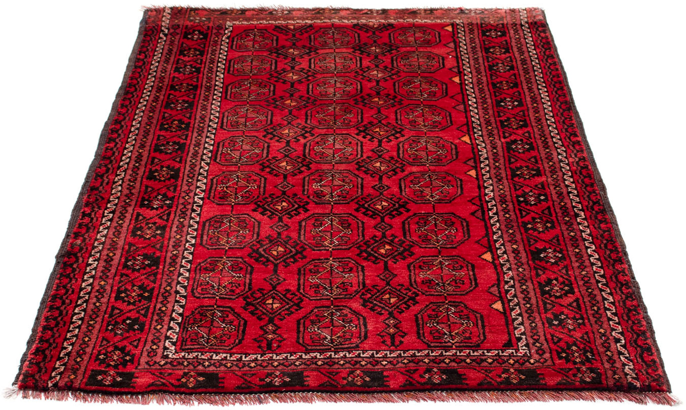 morgenland Orientteppich »Belutsch - 150 x 108 cm - rot«, rechteckig, 8 mm günstig online kaufen