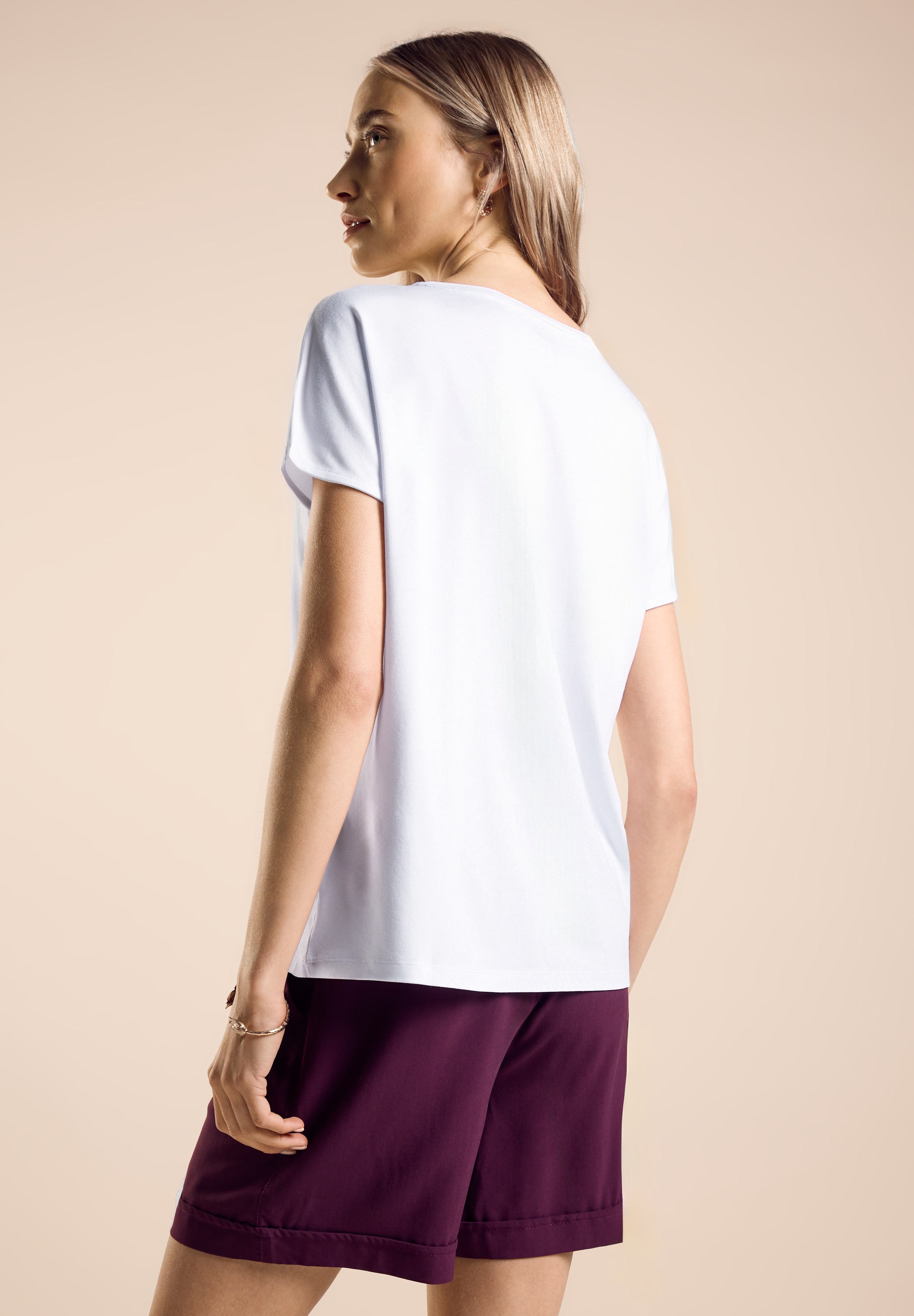 STREET ONE Spitzentop, mit Spitze