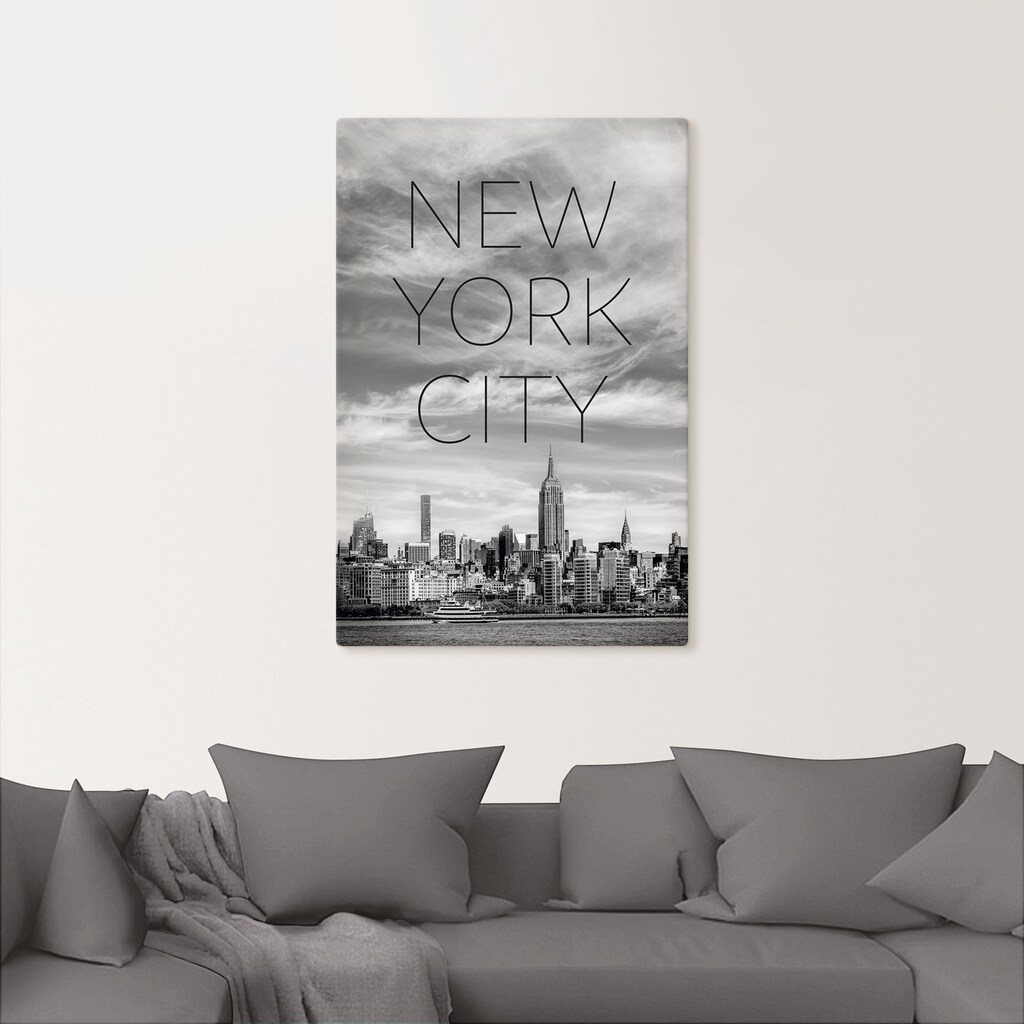 Artland Wandbild »NYC Midtown Manhattan«, New York, (1 St.)