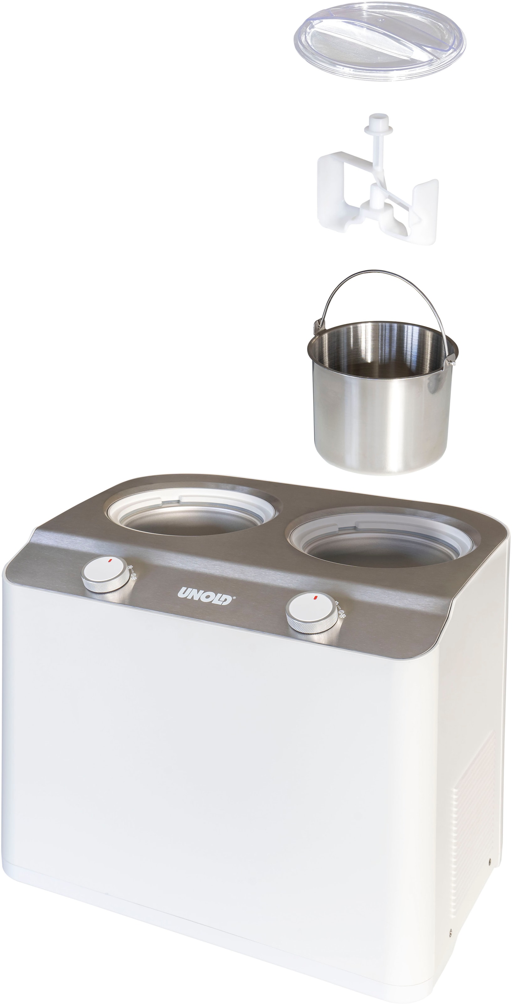 Unold Eismaschine »Doppio bianco 48830«, 2,4 l, 250 W günstig online kaufen