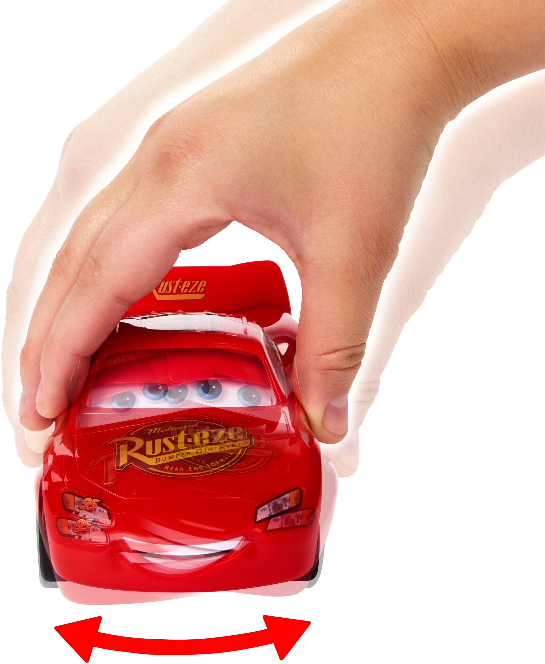 Mattel® Spielzeug-Auto »Disney Pixar Cars Moving Moments Lightning McQueen«