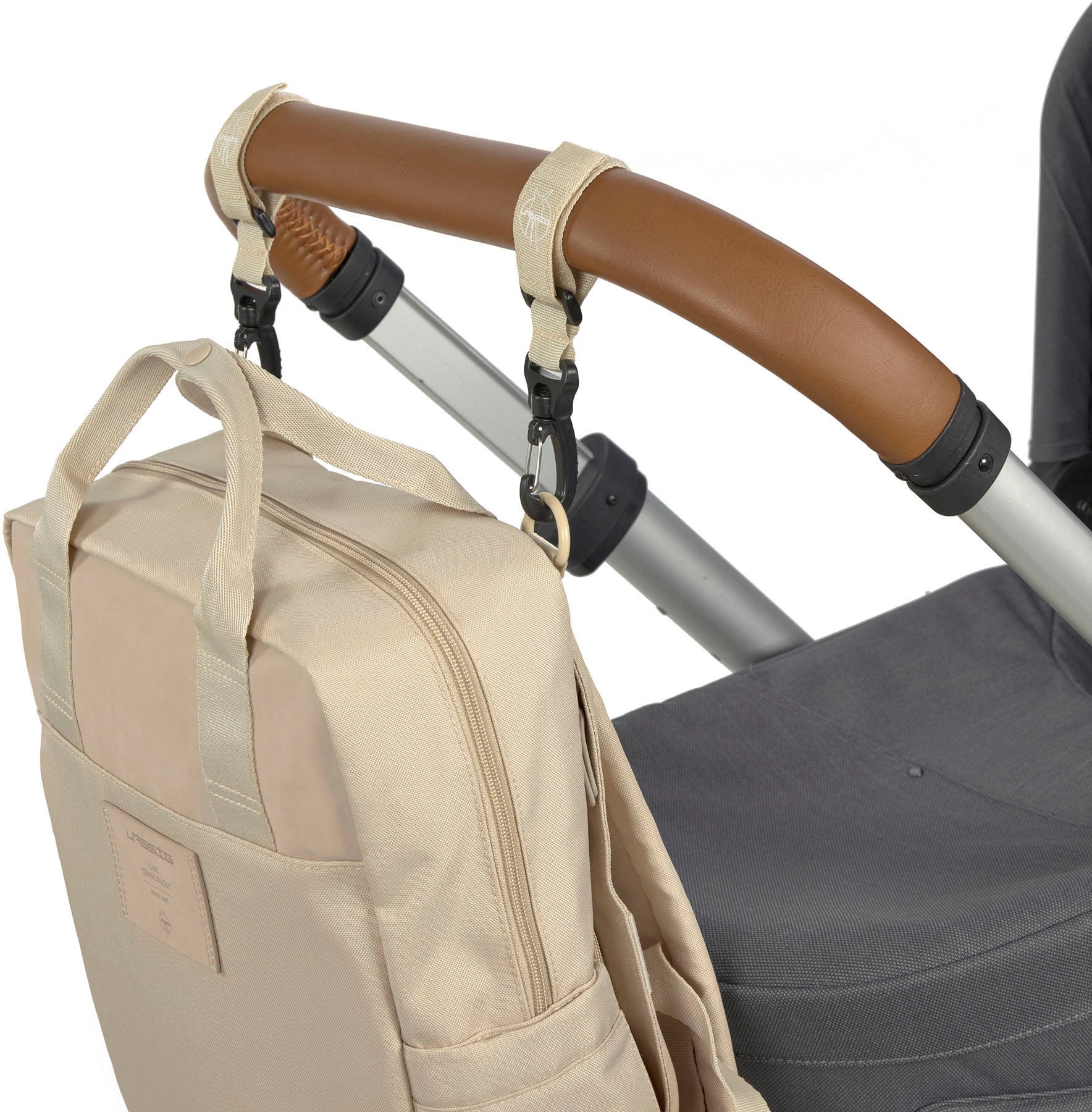 LÄSSIG Wickelrucksack »Green Label, Vividal, humus«, zum Teil aus recyceltem Material
