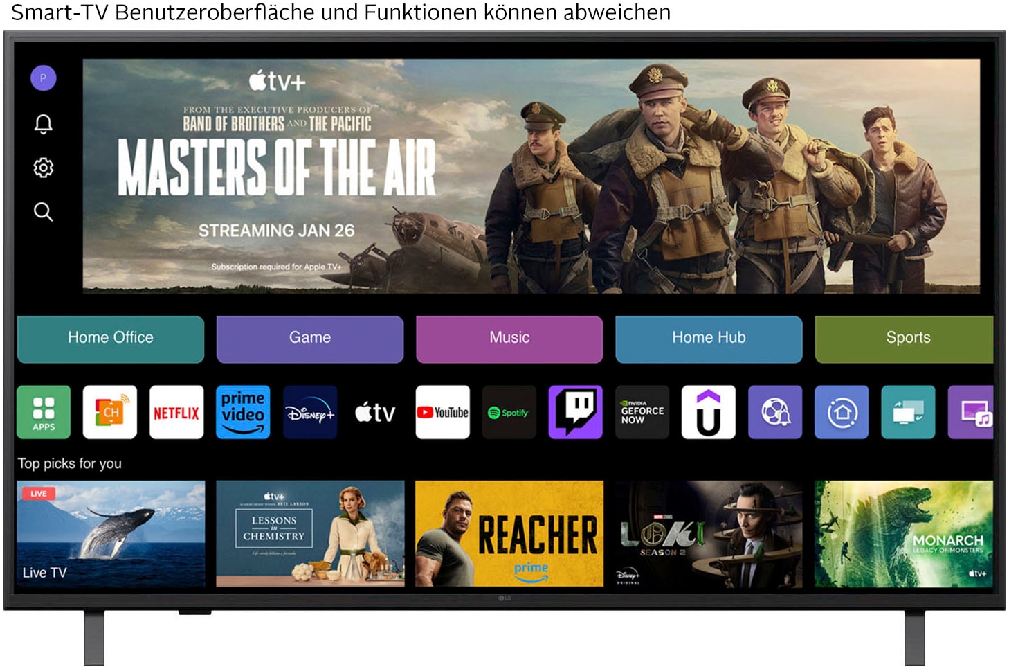 LG LED-Fernseher »65UA75006LA«, 4K Ultra HD, Smart-TV