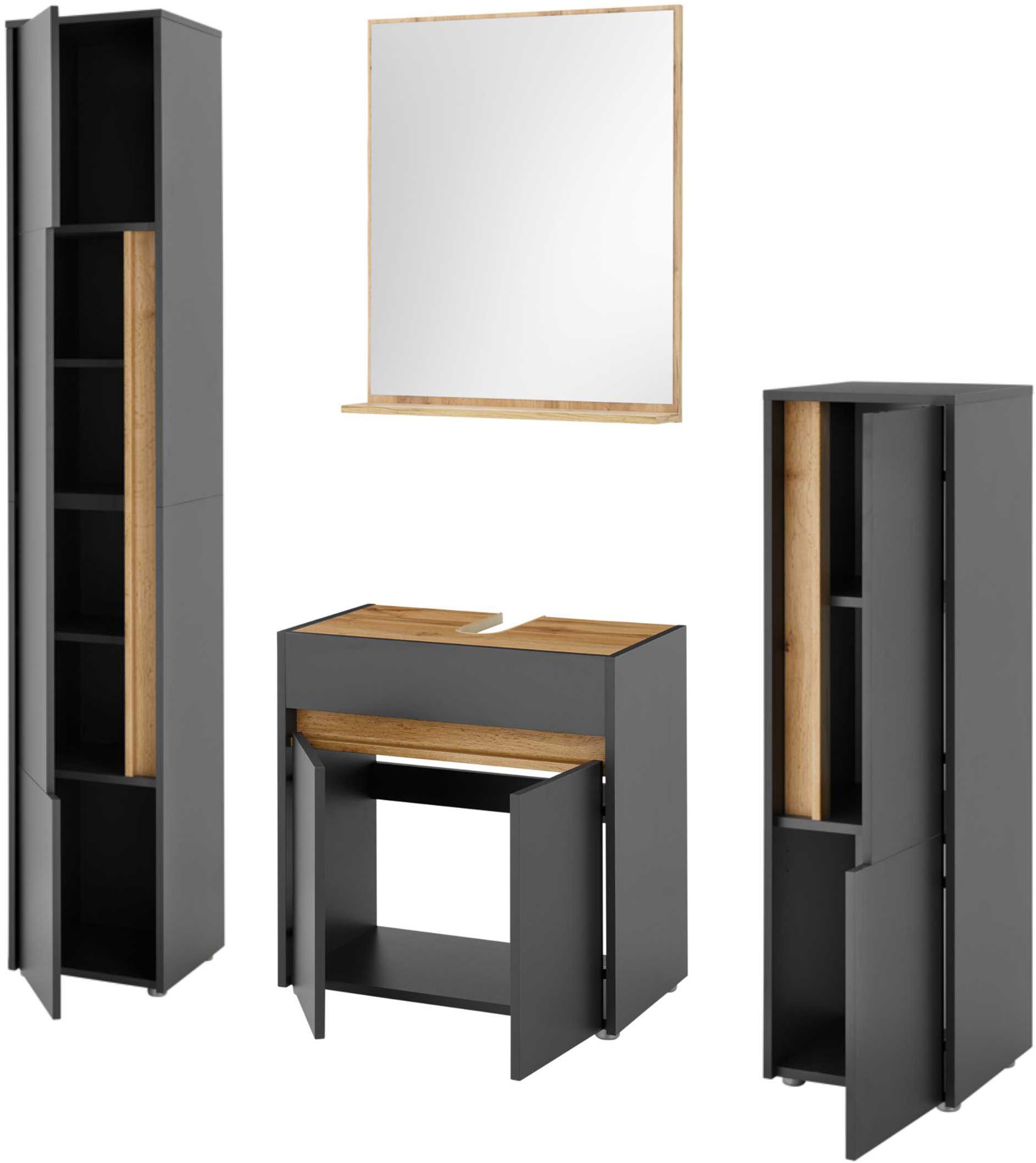 INOSIGN Badmöbel-Set »CITY/ GIRON, Bad im zeitlosen Design, 4-teiliges Bade günstig online kaufen