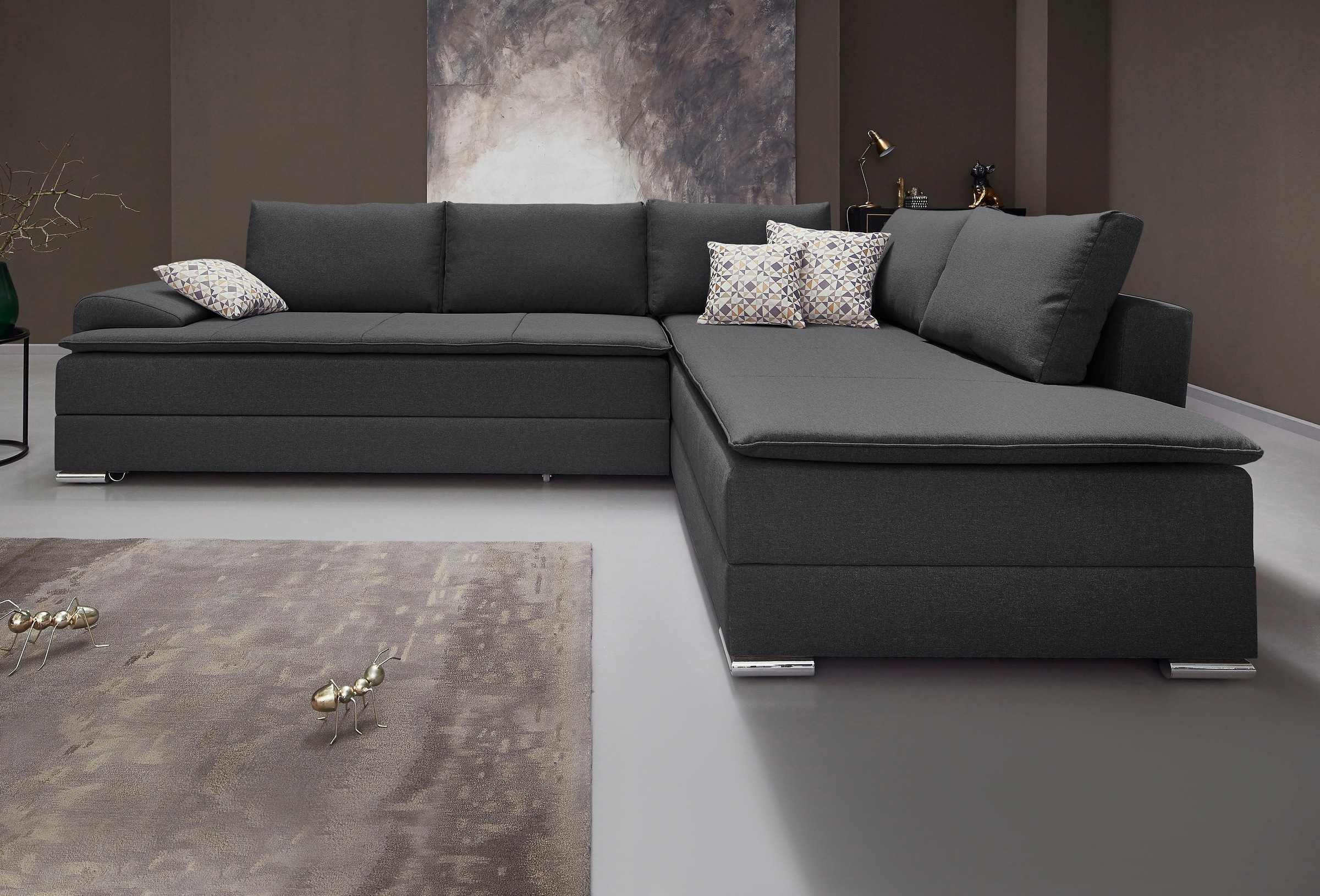 INOSIGN Ecksofa »Night & Day L-Form mit Dauer-Schlaffunktion mit Armlehne«, günstig online kaufen