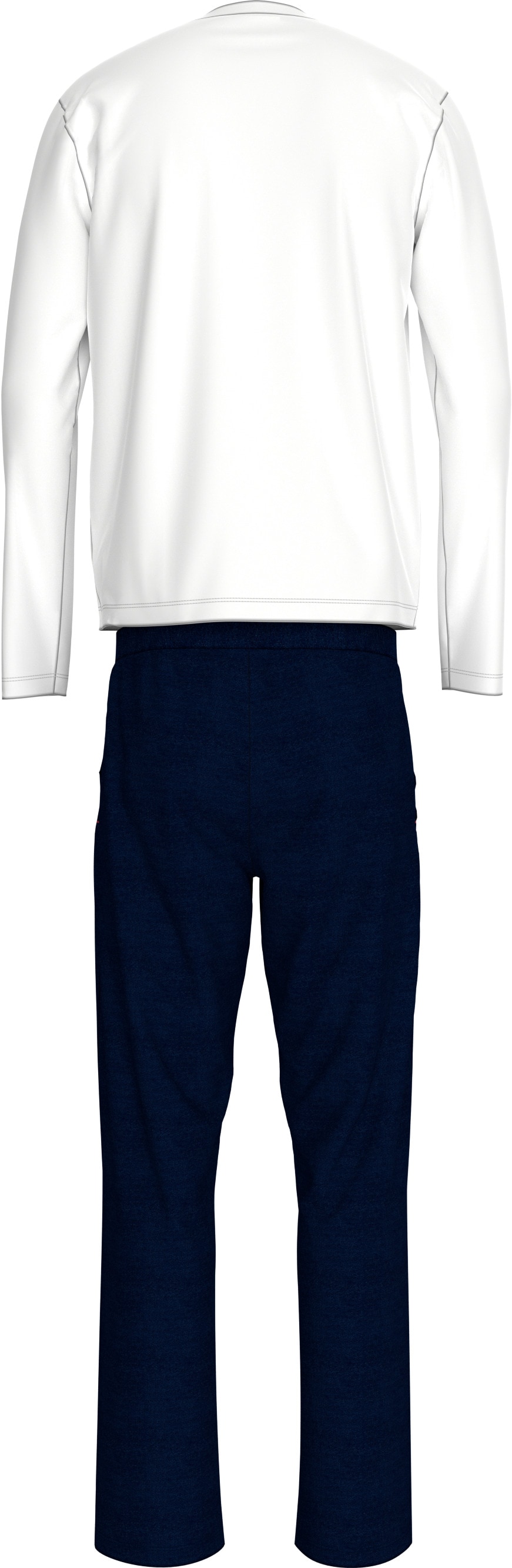 Tommy Hilfiger Underwear Pyjama »LS JERSEY PJ SET«, (Set, 2 tlg., 2er), mit Logoschriftzug