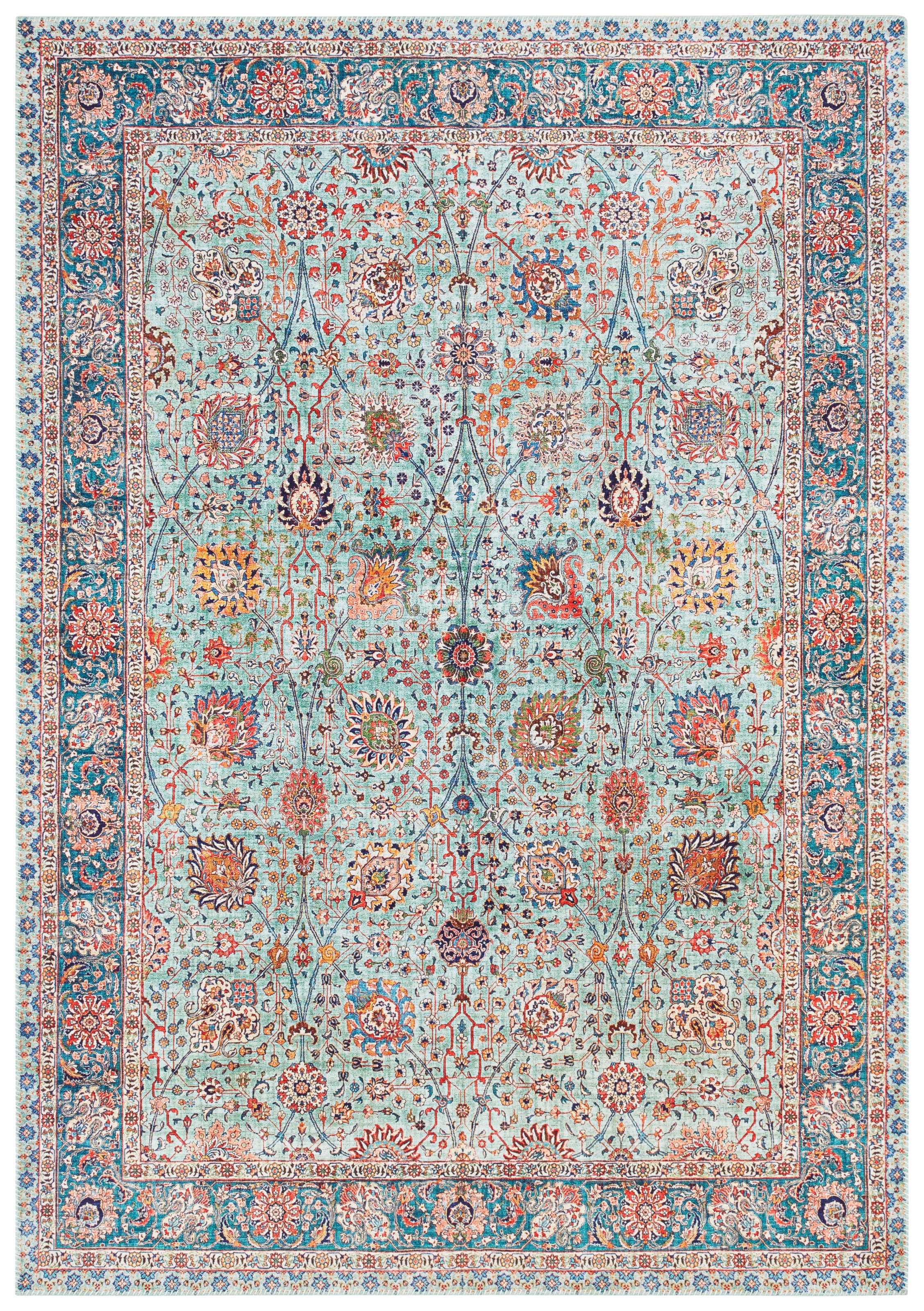 ELLE DECORATION Teppich »Mahal«, rechteckig, 5 mm Höhe, Orientalisch, Kurzf günstig online kaufen