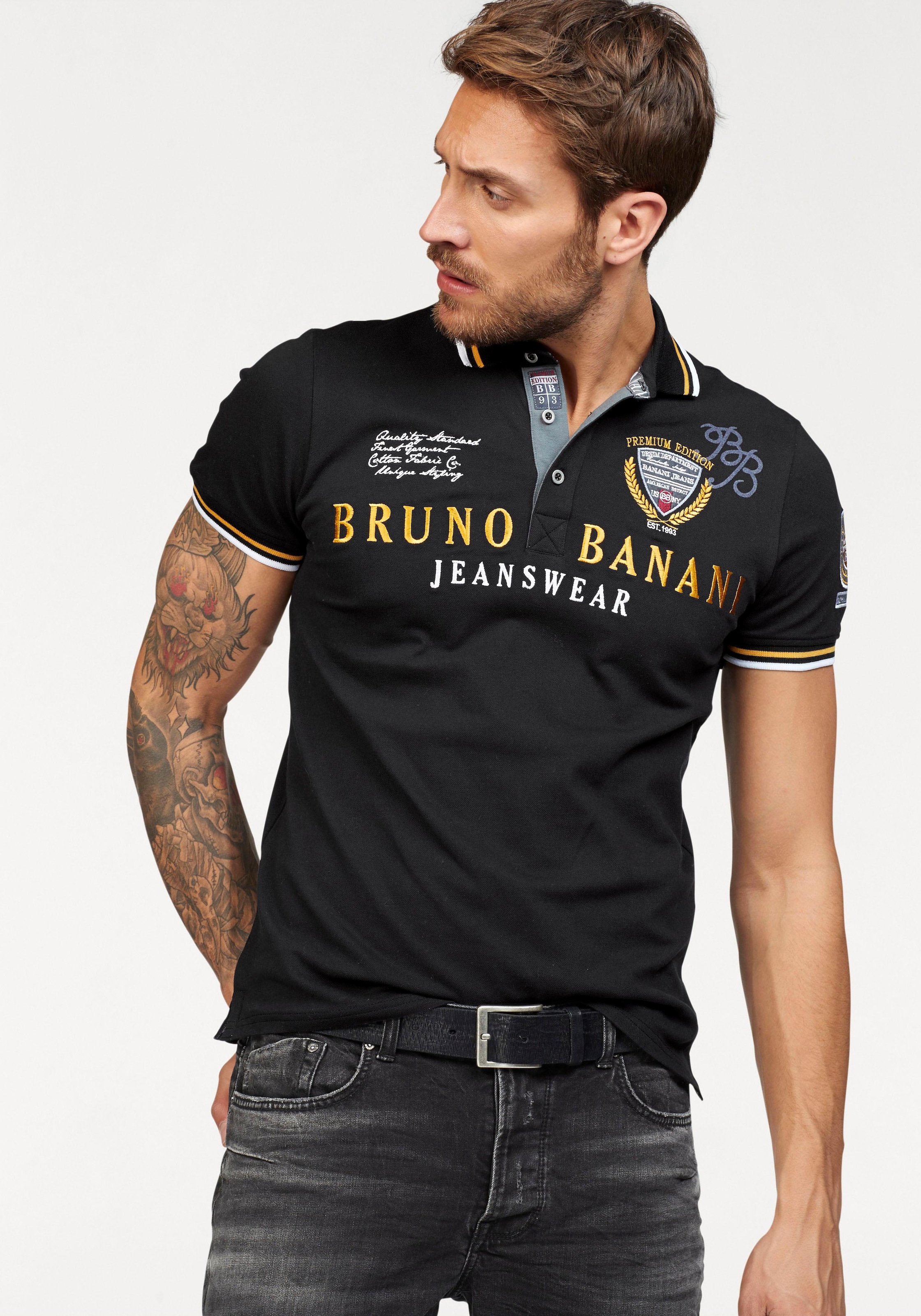 Bruno Banani Poloshirt, Piqué Qualität