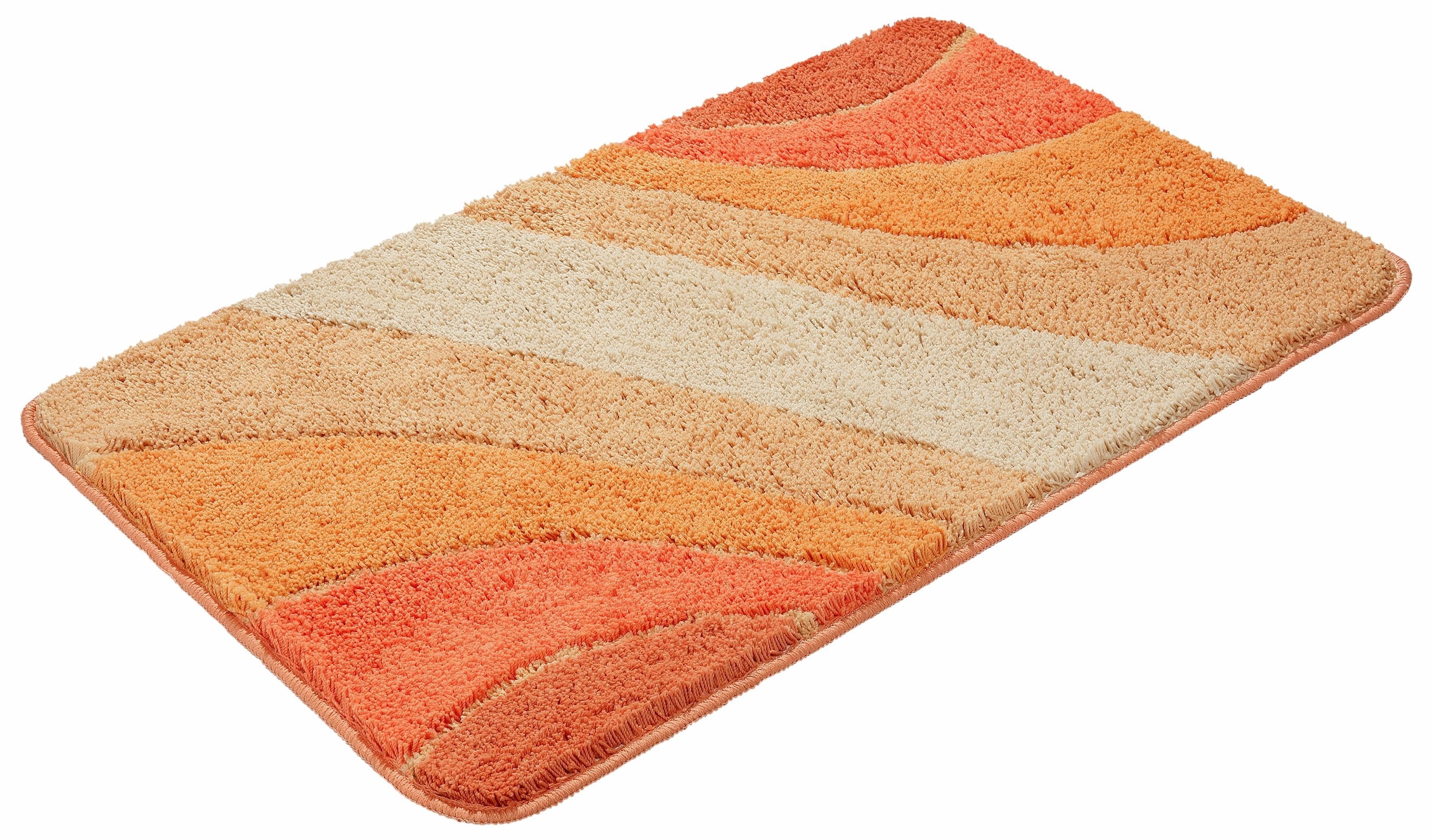 my home Badematte »Josie, Badvorleger, Badezimmer Teppich«, rutschhemmend beschichtet, fußbodenheizungsgeeignet-schnell trocknend-strapazierfähig, Badteppich, Badematten, rechteckig, rund & als 3-tlg. Set erhältlich